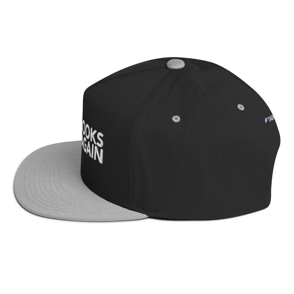 Make Books Great Again Flat Bill Cap - Image 8