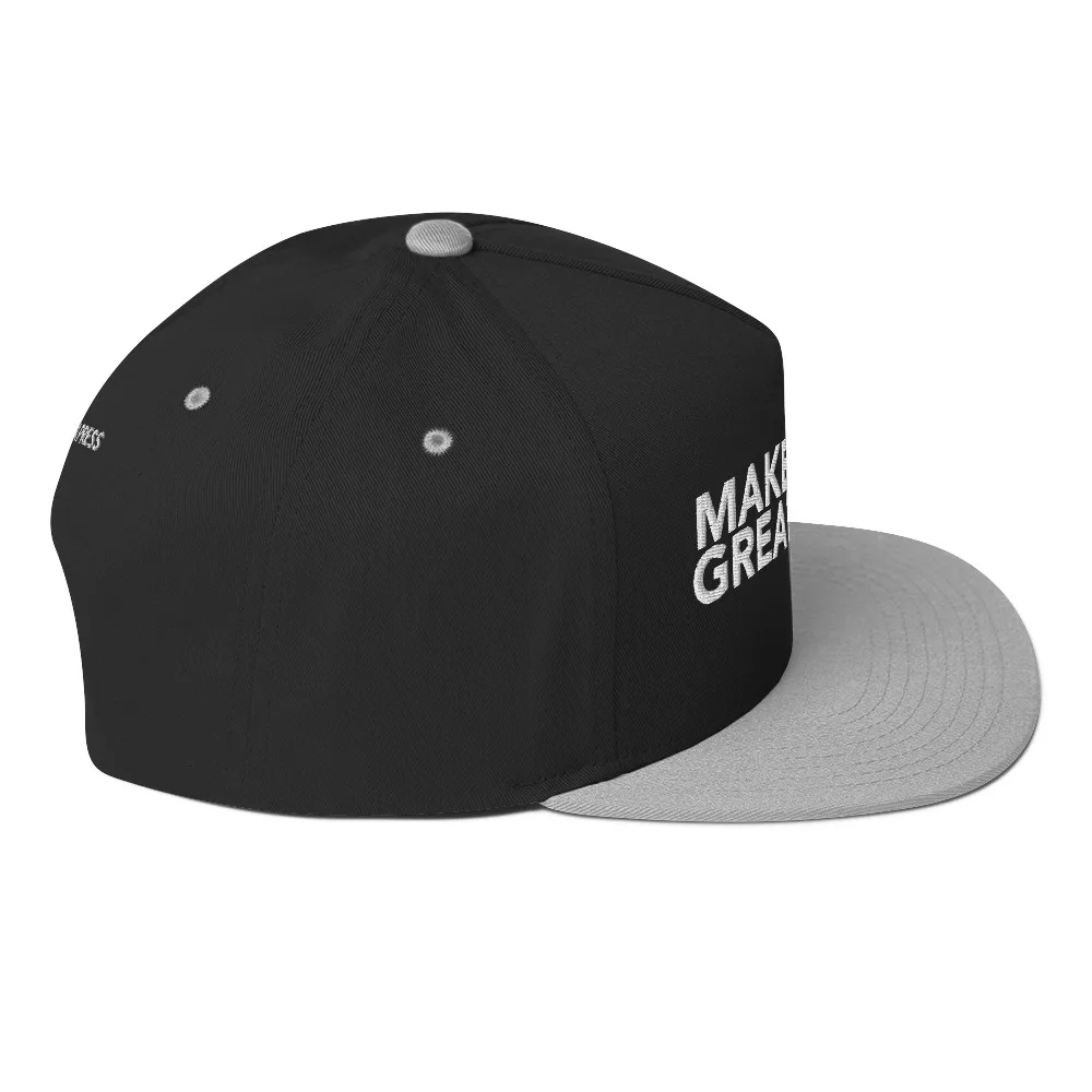 Make Books Great Again Flat Bill Cap - Image 9