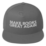 Make Books Great Again Flat Bill Cap - Image 22