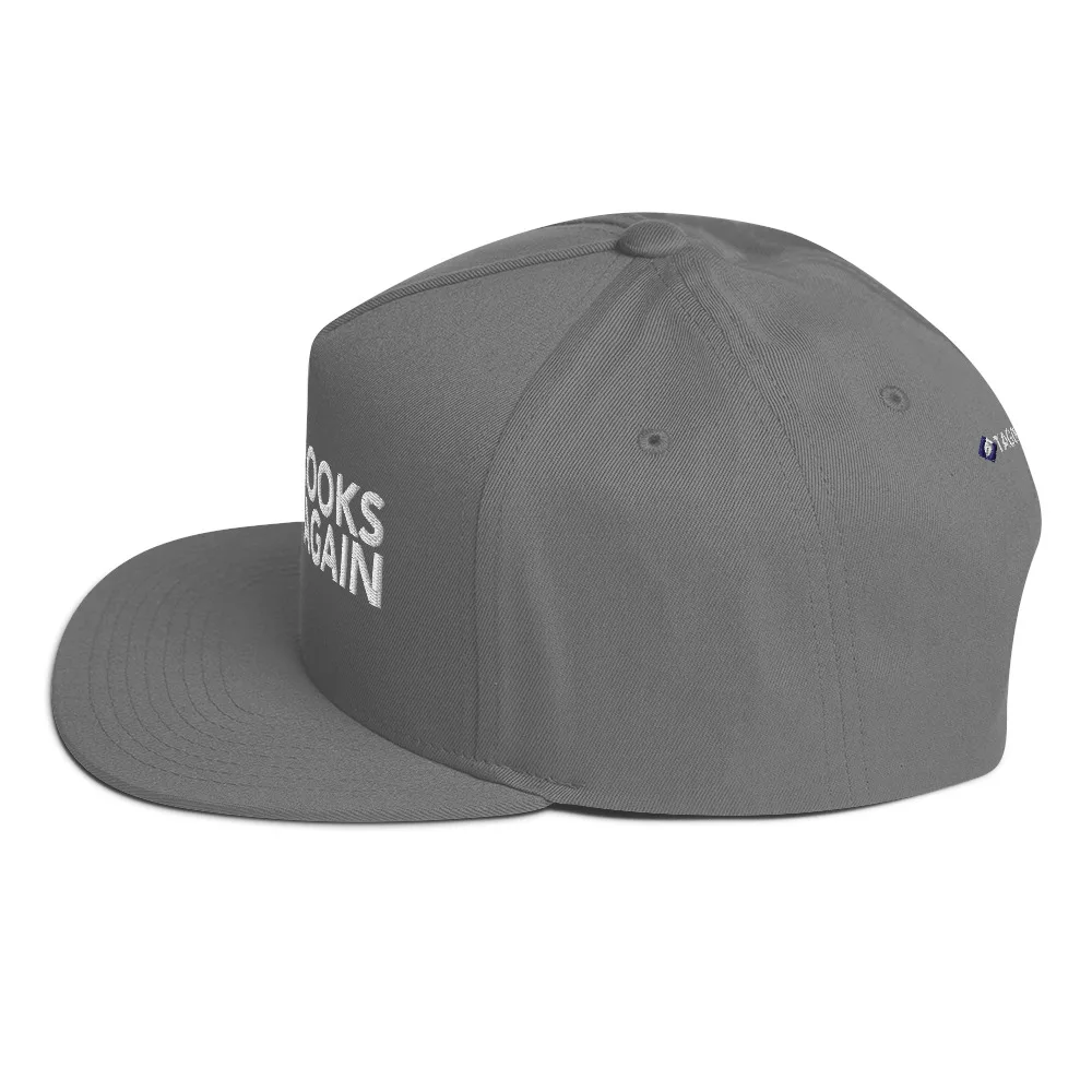 Make Books Great Again Flat Bill Cap - Image 23