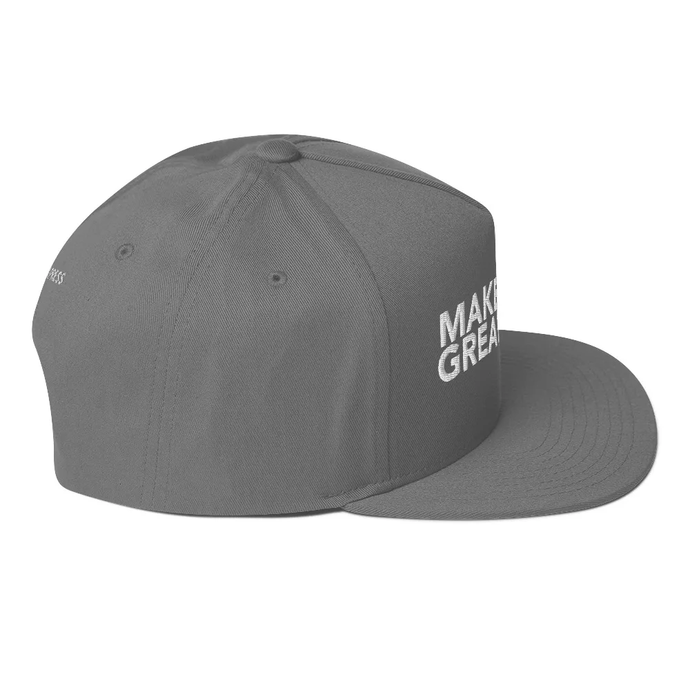 Make Books Great Again Flat Bill Cap - Image 24