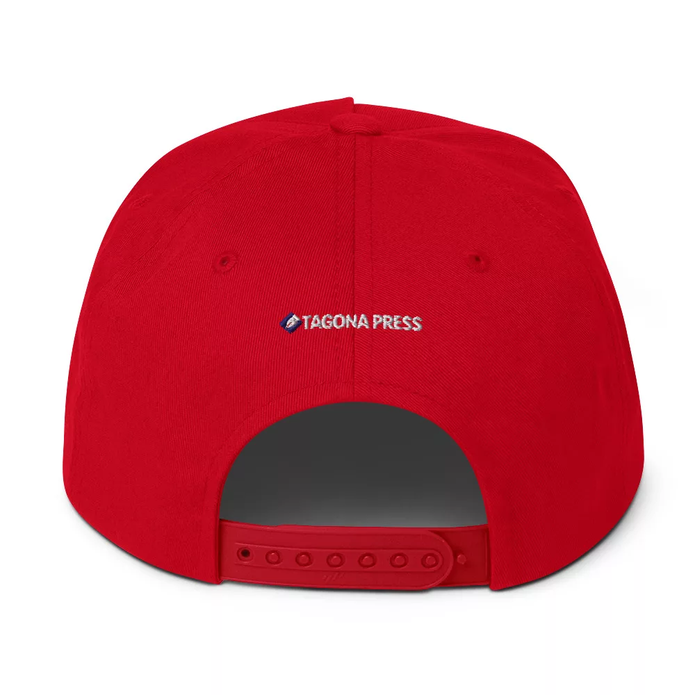 Make Books Great Again Flat Bill Cap - Image 21