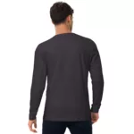 Bitcoin Long Sleeve Fitted Crew - Image 4