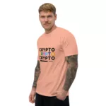 Crypto Short Sleeve Fitted T-shirt - Image 19