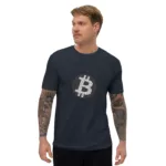 Bitcoin Circuit Short Sleeve Fitted T-shirt - Image 6