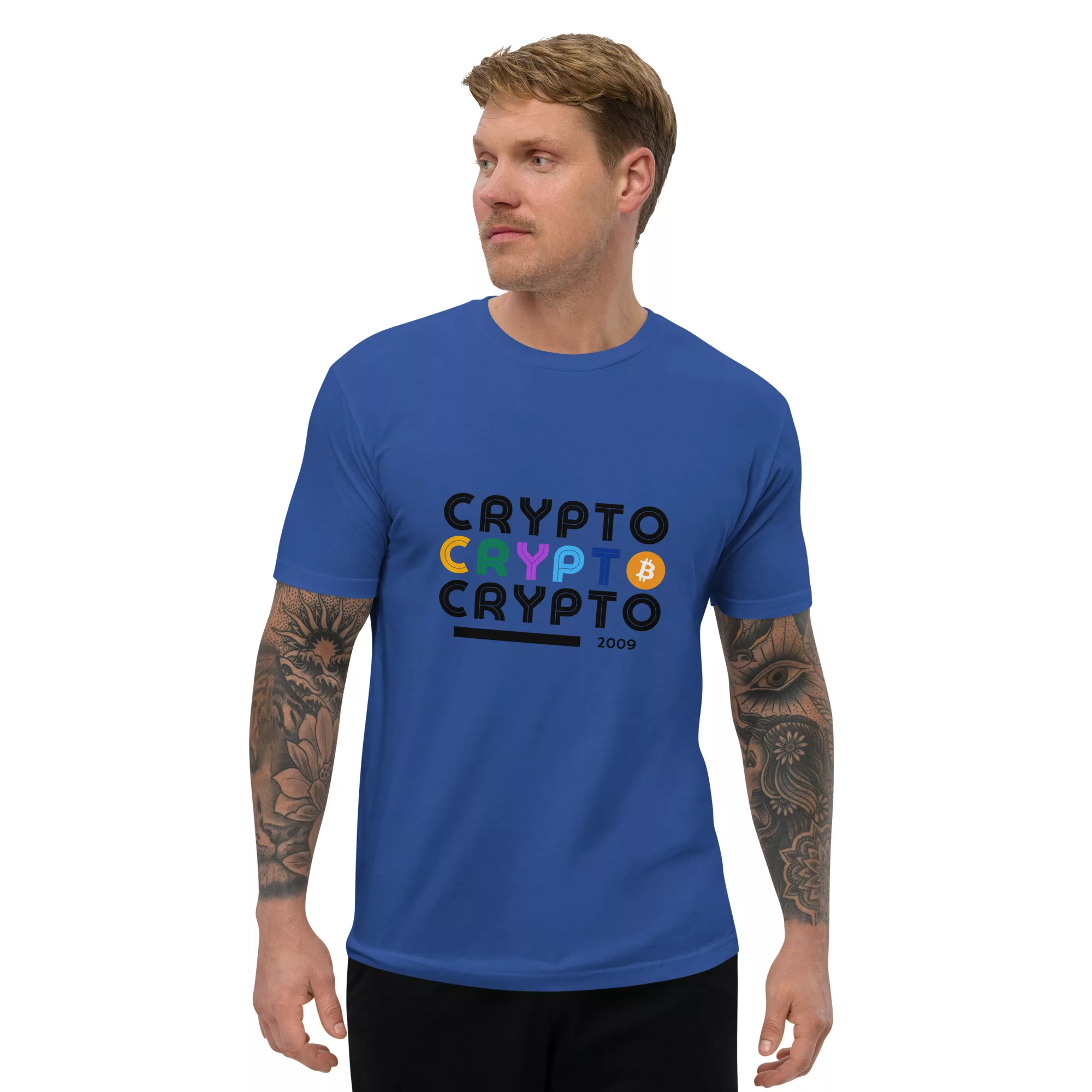 Crypto Short Sleeve Fitted T-shirt - Image 10