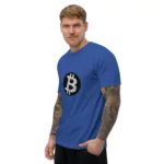Bitcoin Circuit Short Sleeve Fitted T-shirt - Image 12
