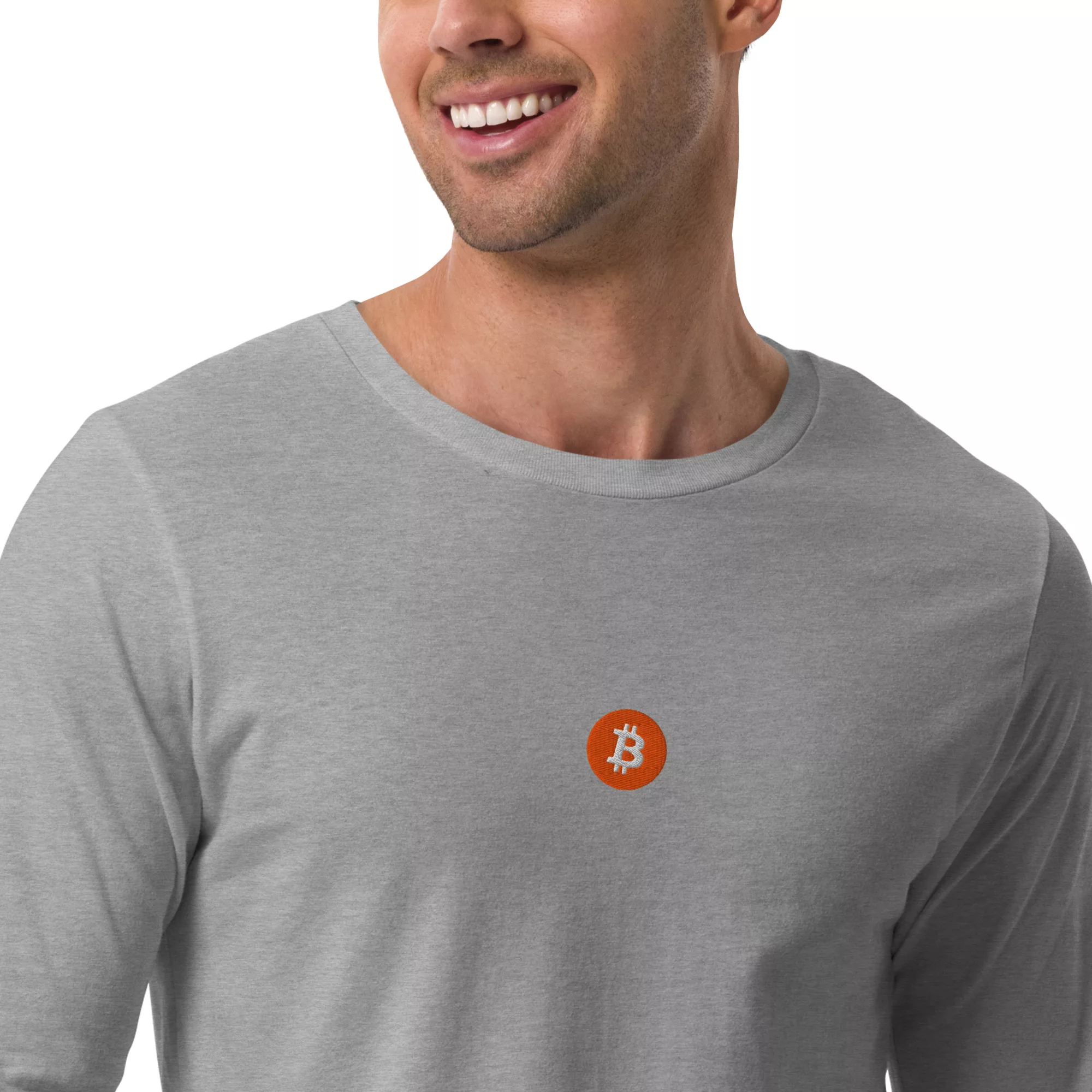 Bitcoin Orange Unisex Long Sleeve - Image 47