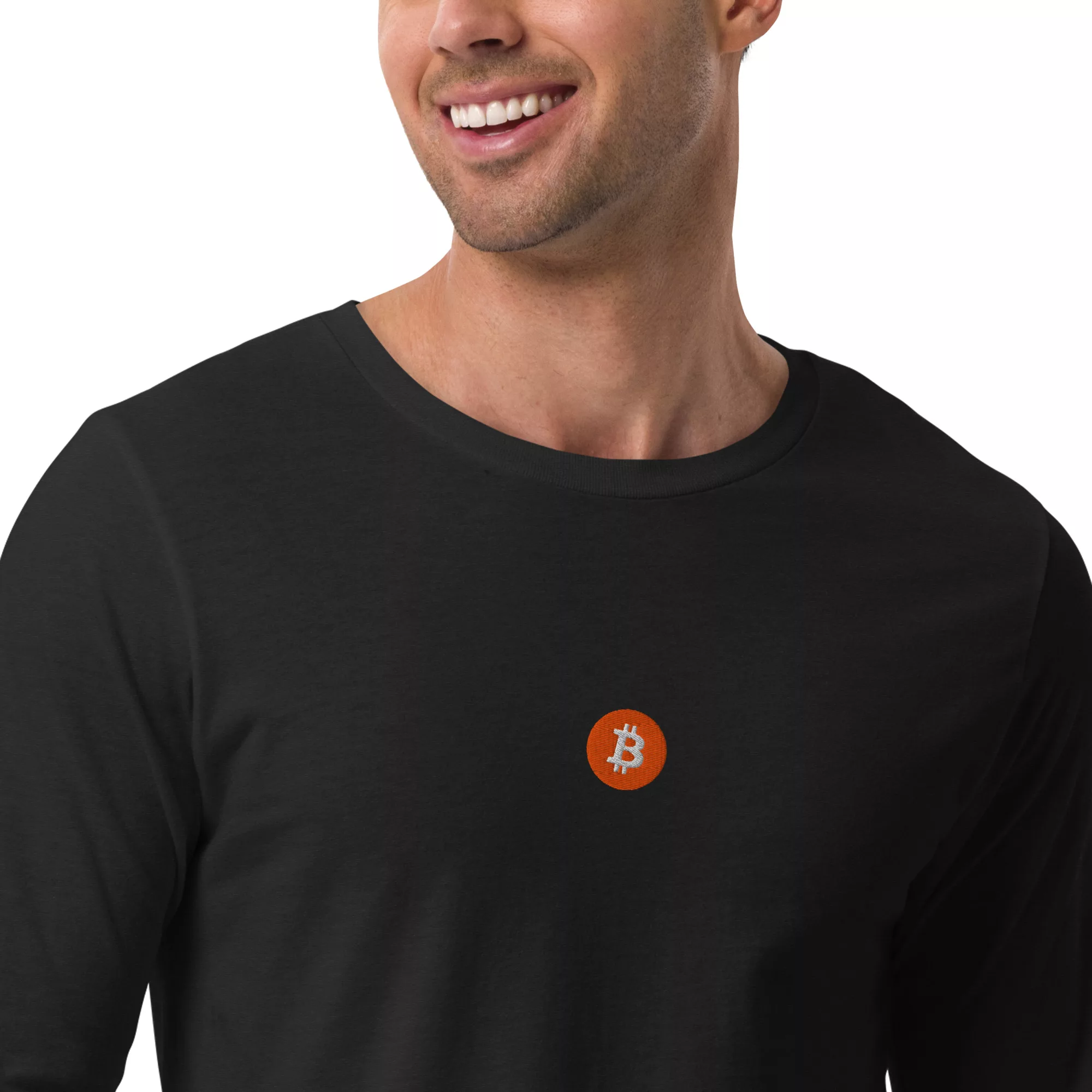Bitcoin Orange Unisex Long Sleeve - Image 2