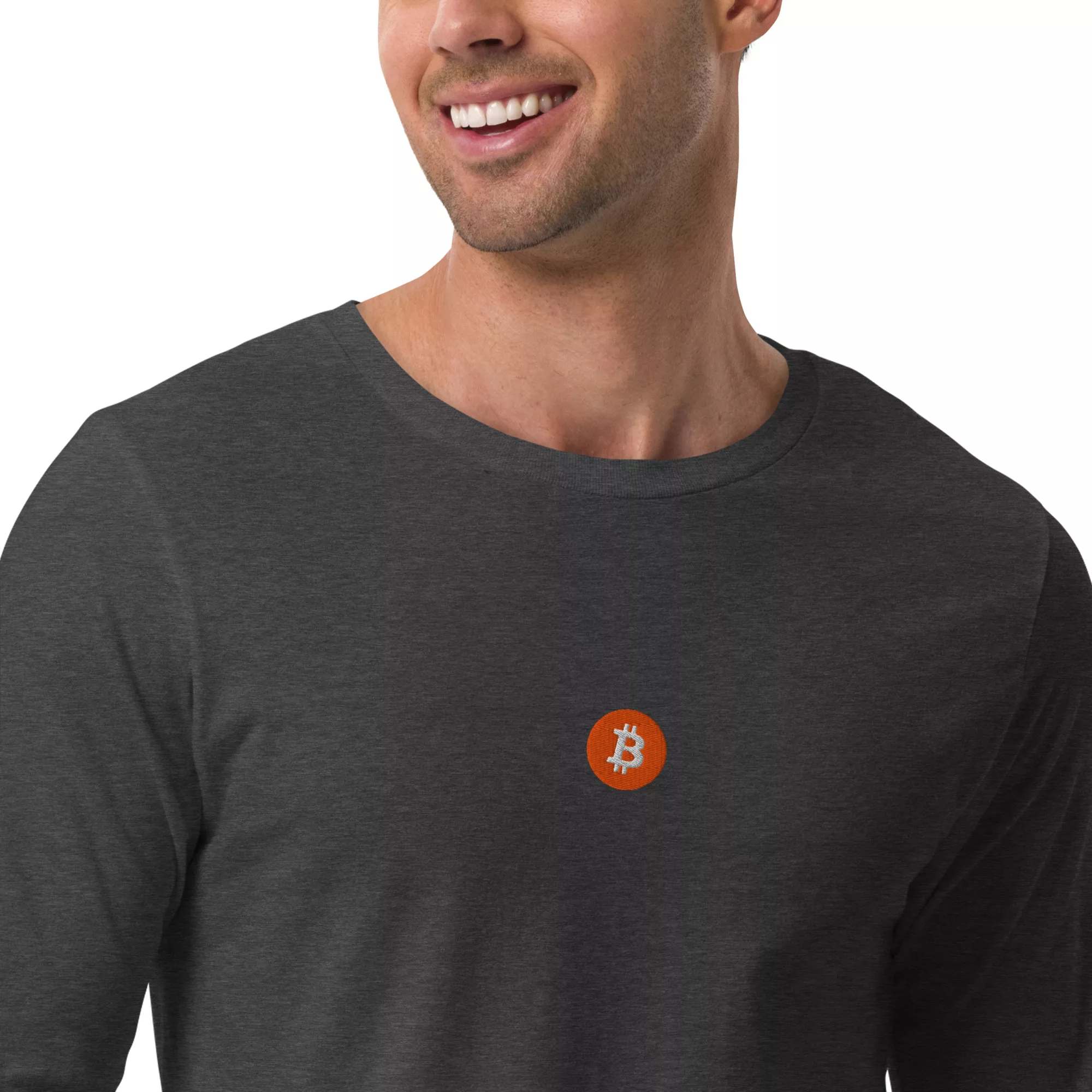 Bitcoin Orange Unisex Long Sleeve - Image 20
