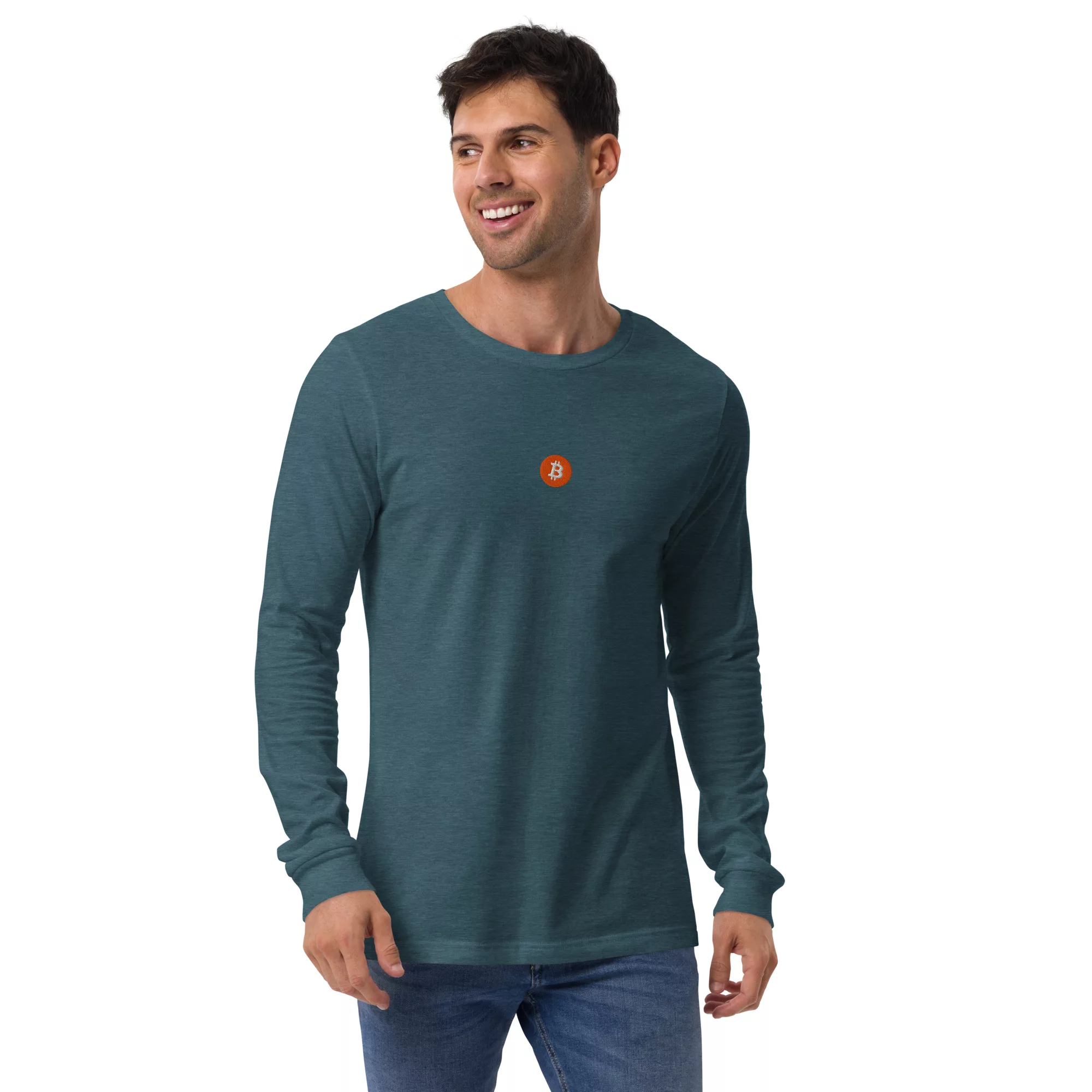 Bitcoin Orange Unisex Long Sleeve - Image 28