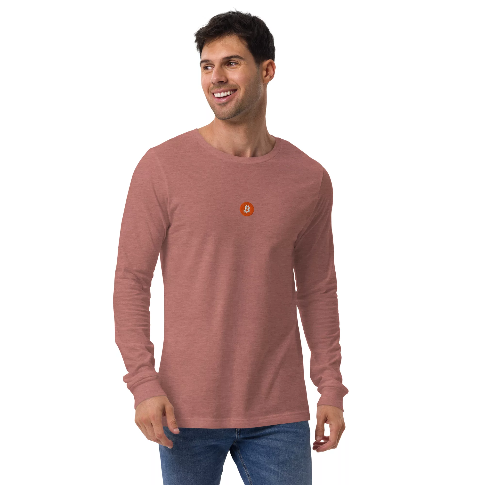 Bitcoin Orange Unisex Long Sleeve - Image 37