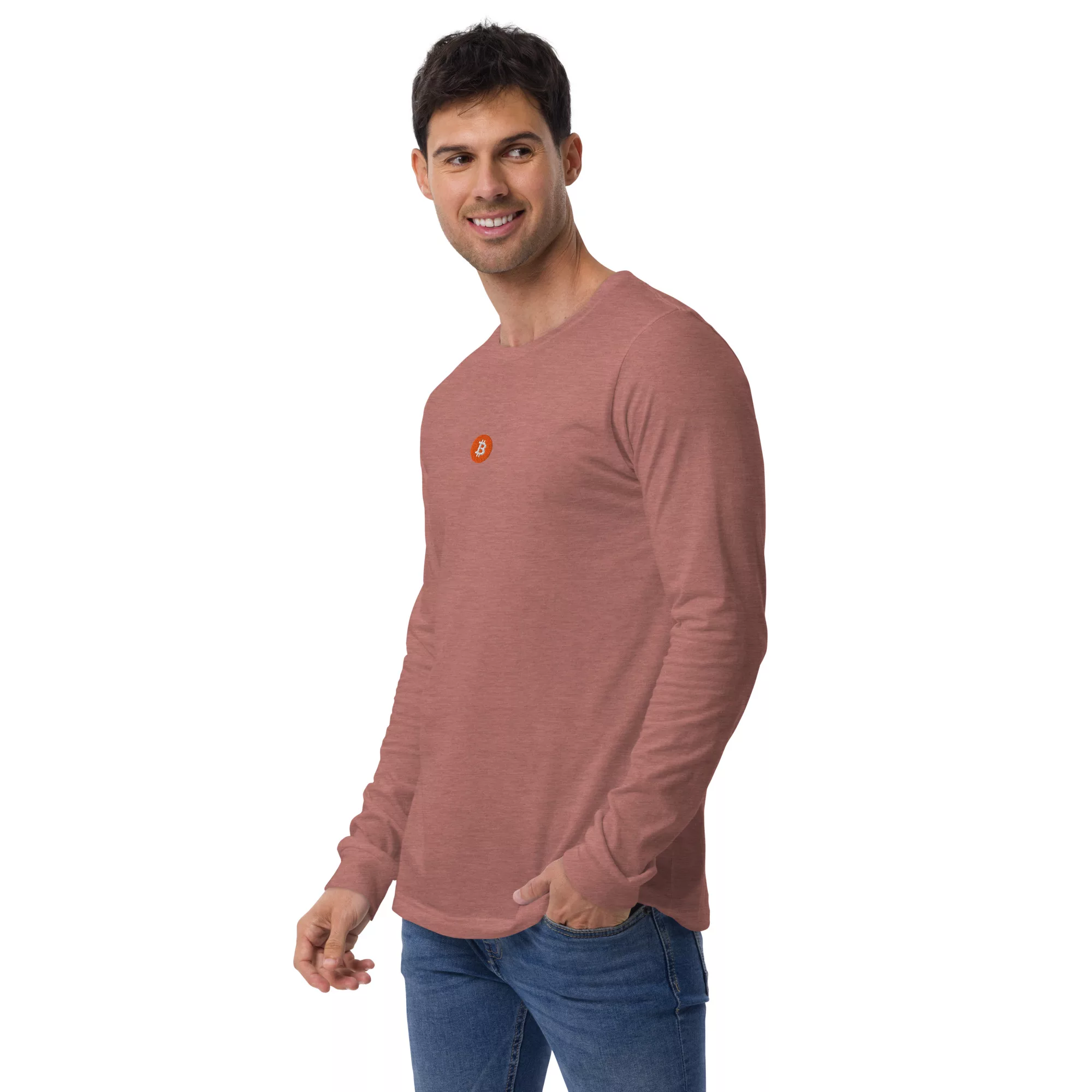 Bitcoin Orange Unisex Long Sleeve - Image 39