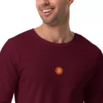 Bitcoin Orange Unisex Long Sleeve - Image 11