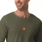 Bitcoin Orange Unisex Long Sleeve - Image 35