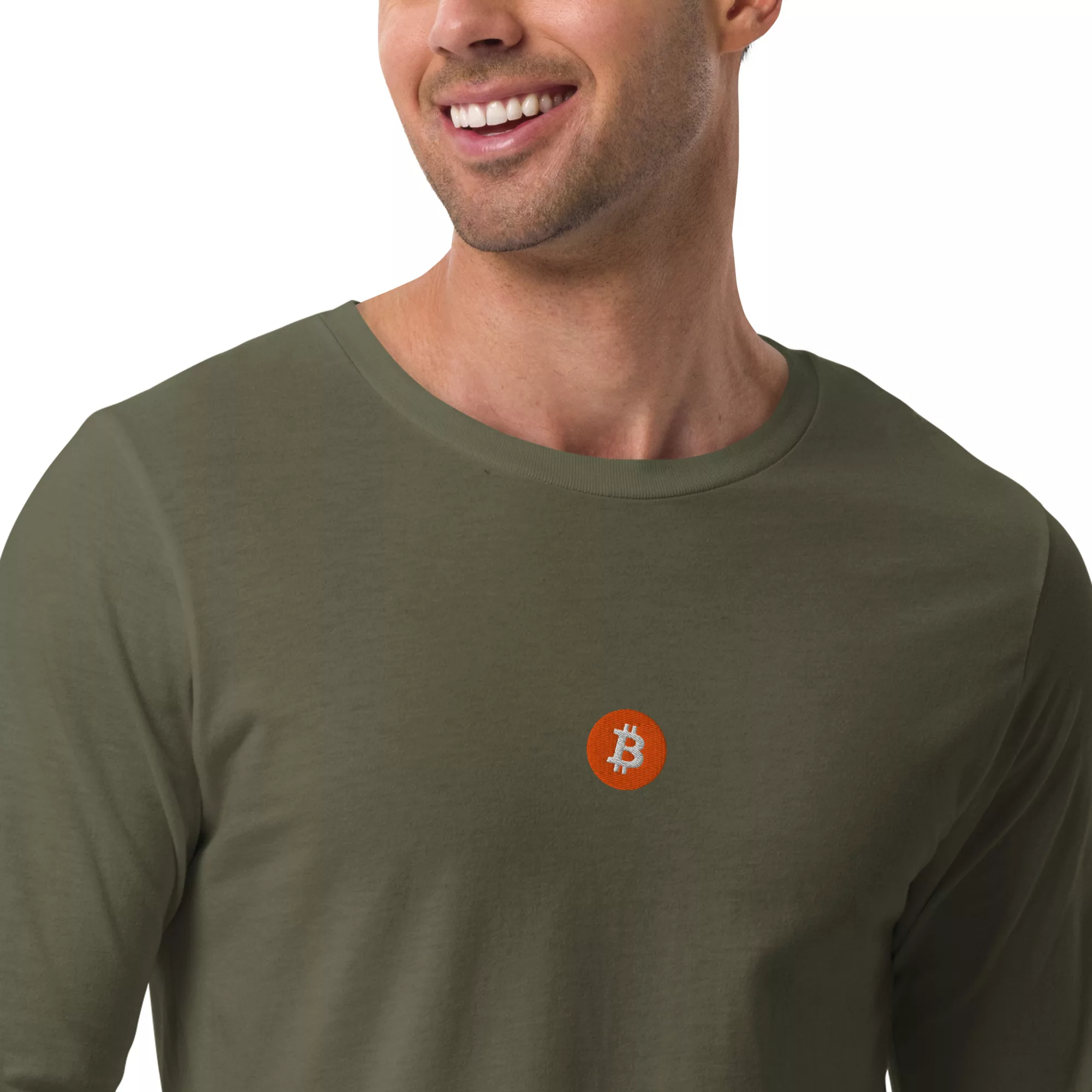 Bitcoin Orange Unisex Long Sleeve - Image 35