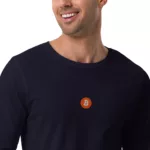 Bitcoin Orange Unisex Long Sleeve - Image 8