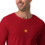 Bitcoin Orange Unisex Long Sleeve - Image 14