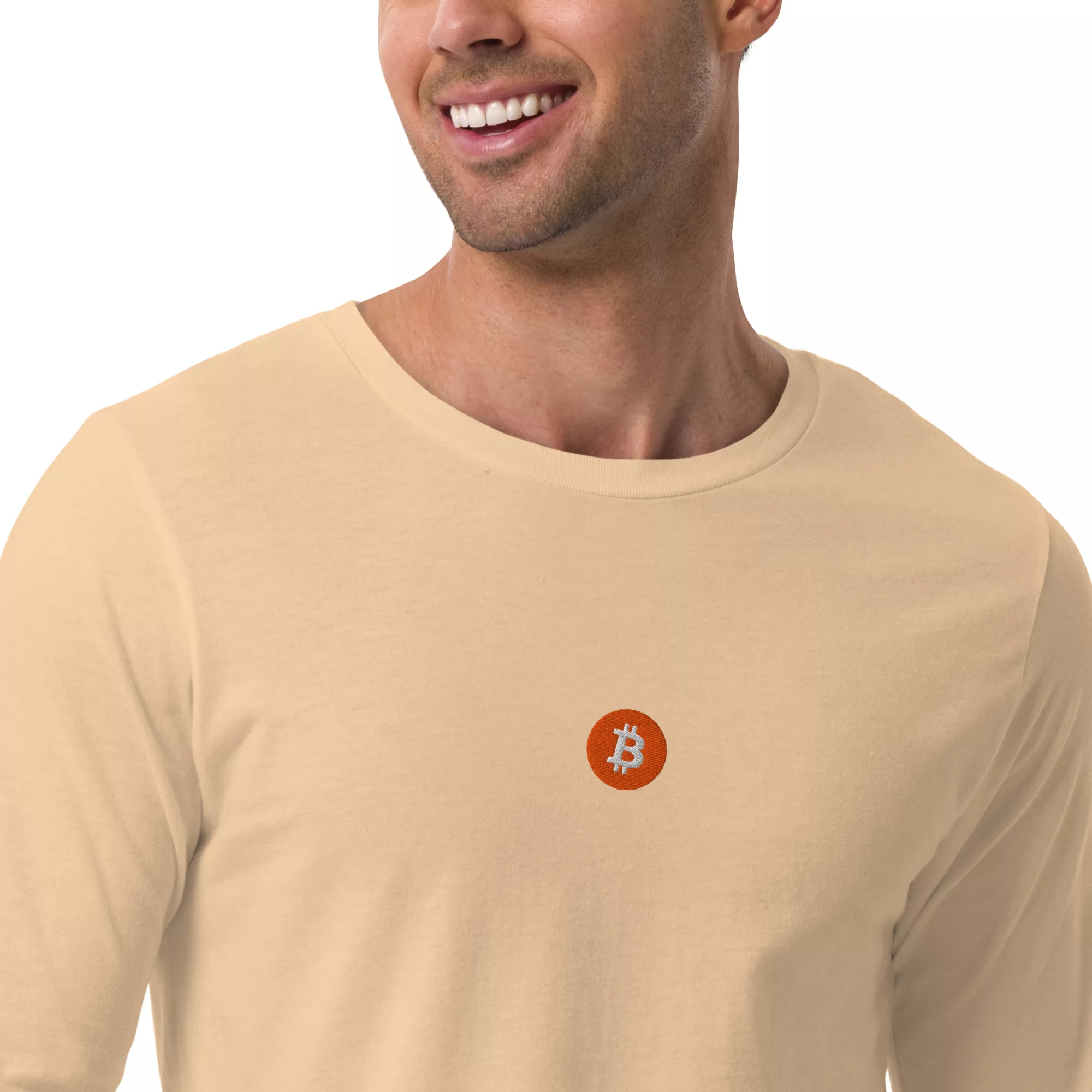 Bitcoin Orange Unisex Long Sleeve - Image 50