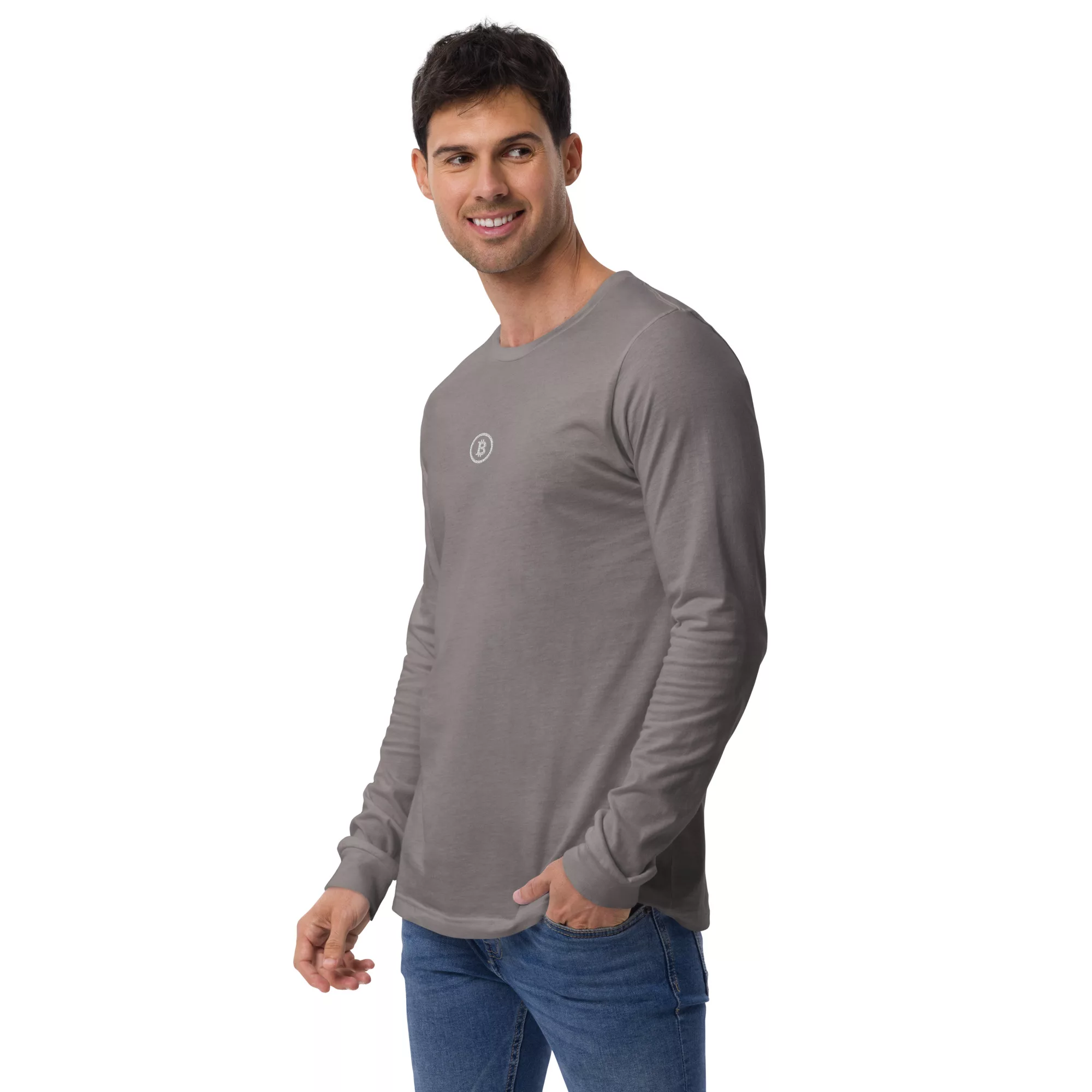 Bitcoin Unisex Long Sleeve - Image 44