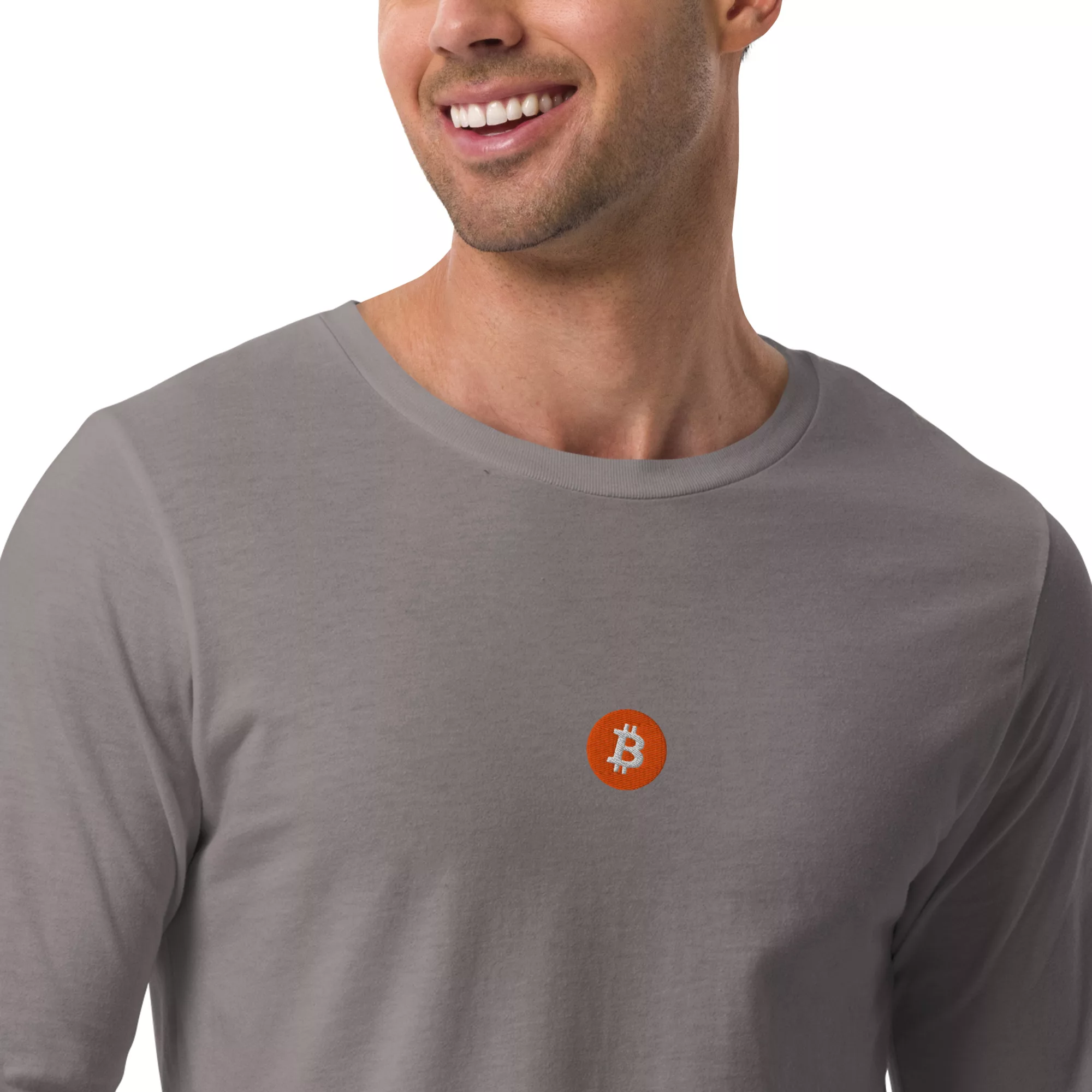 Bitcoin Orange Unisex Long Sleeve - Image 41