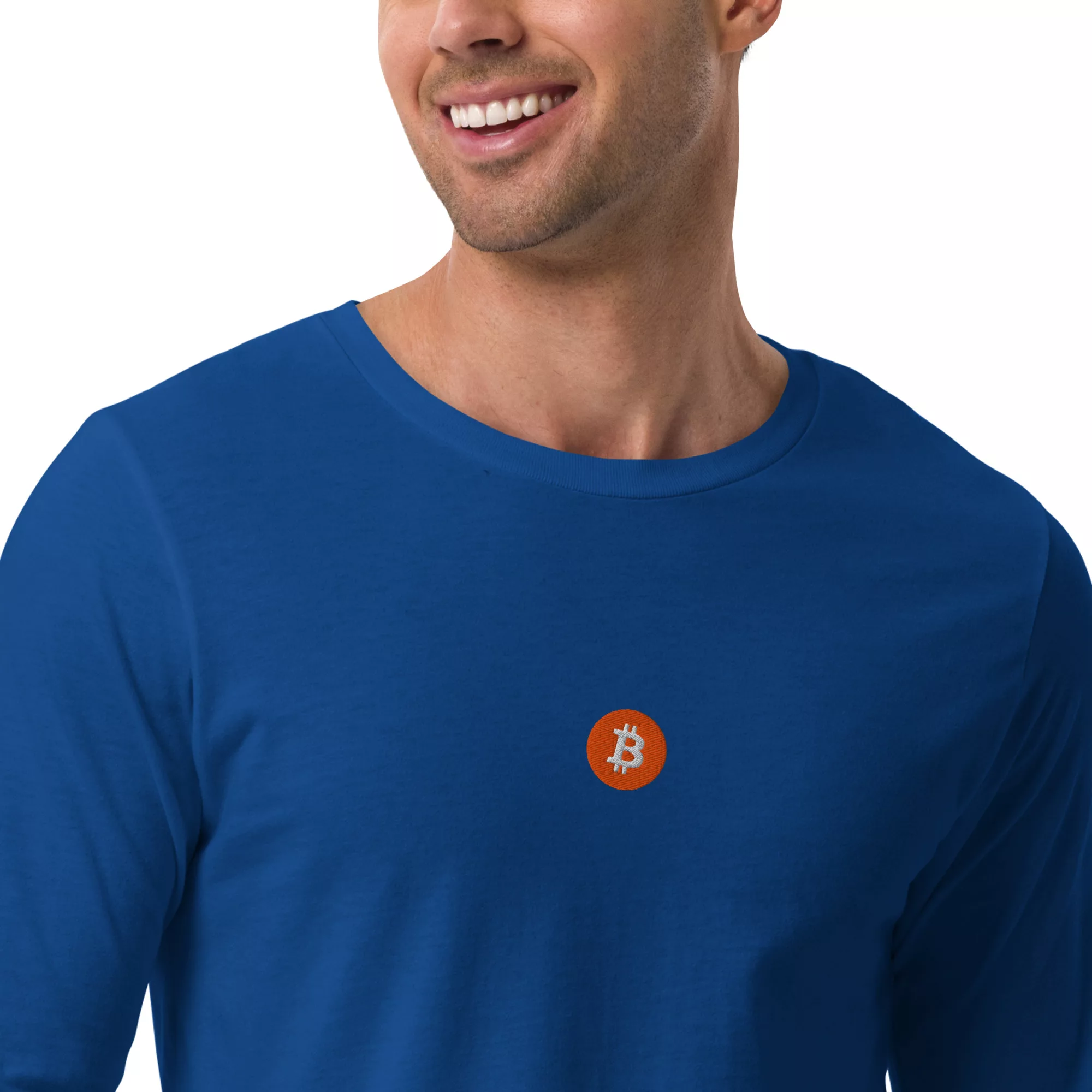 Bitcoin Orange Unisex Long Sleeve - Image 23