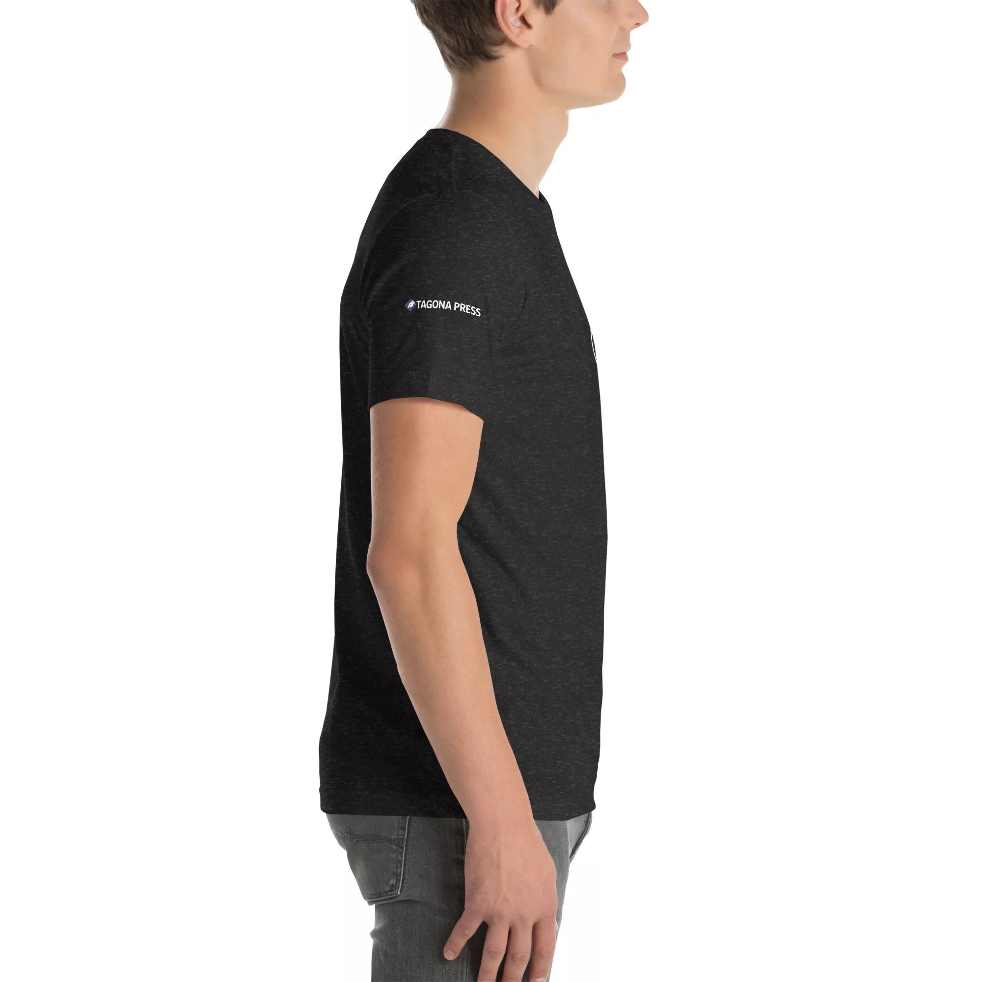Bitcoin Logo T-Shirt with Tagona Press Branding - Image 7