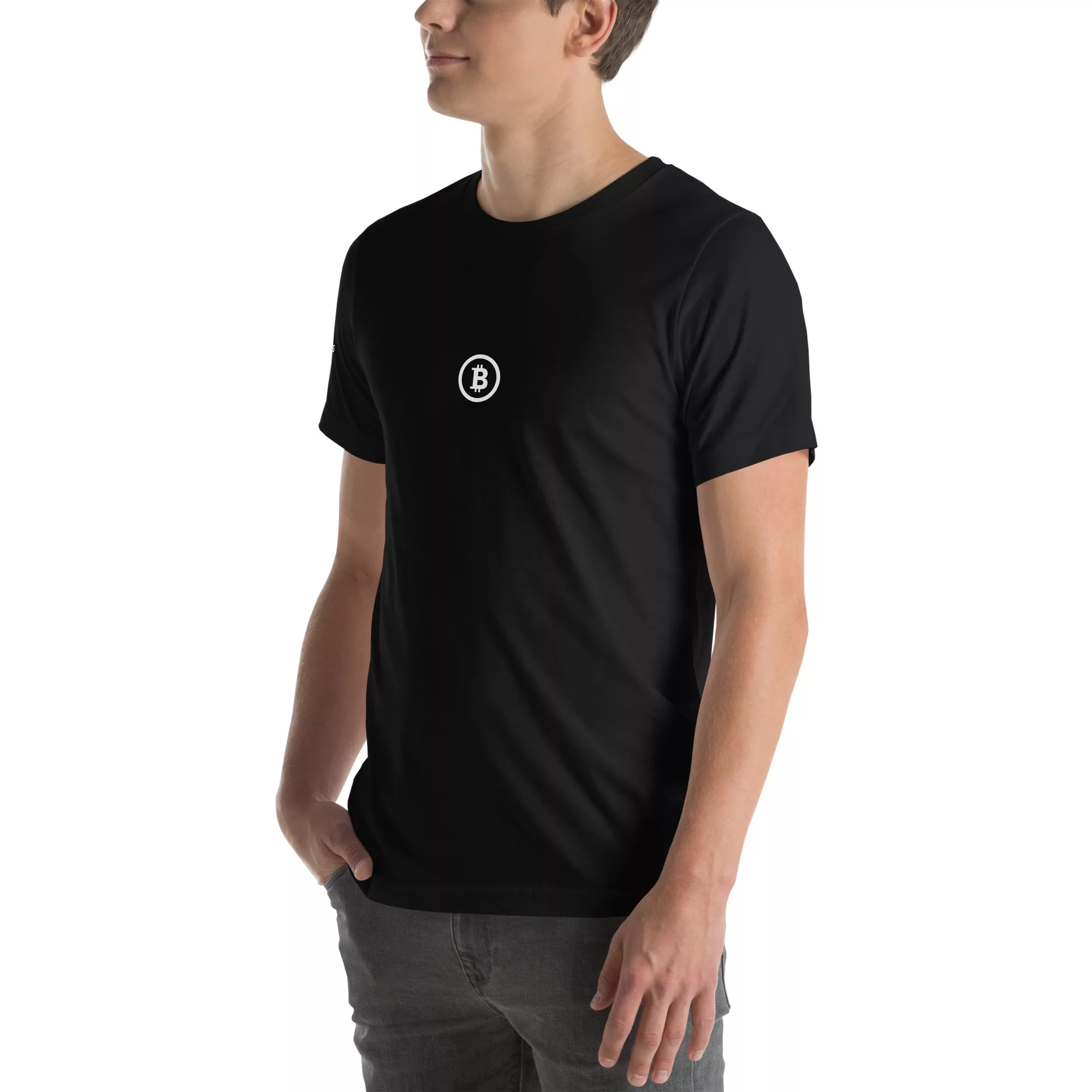 Bitcoin Logo T-Shirt with Tagona Press Branding - Image 12
