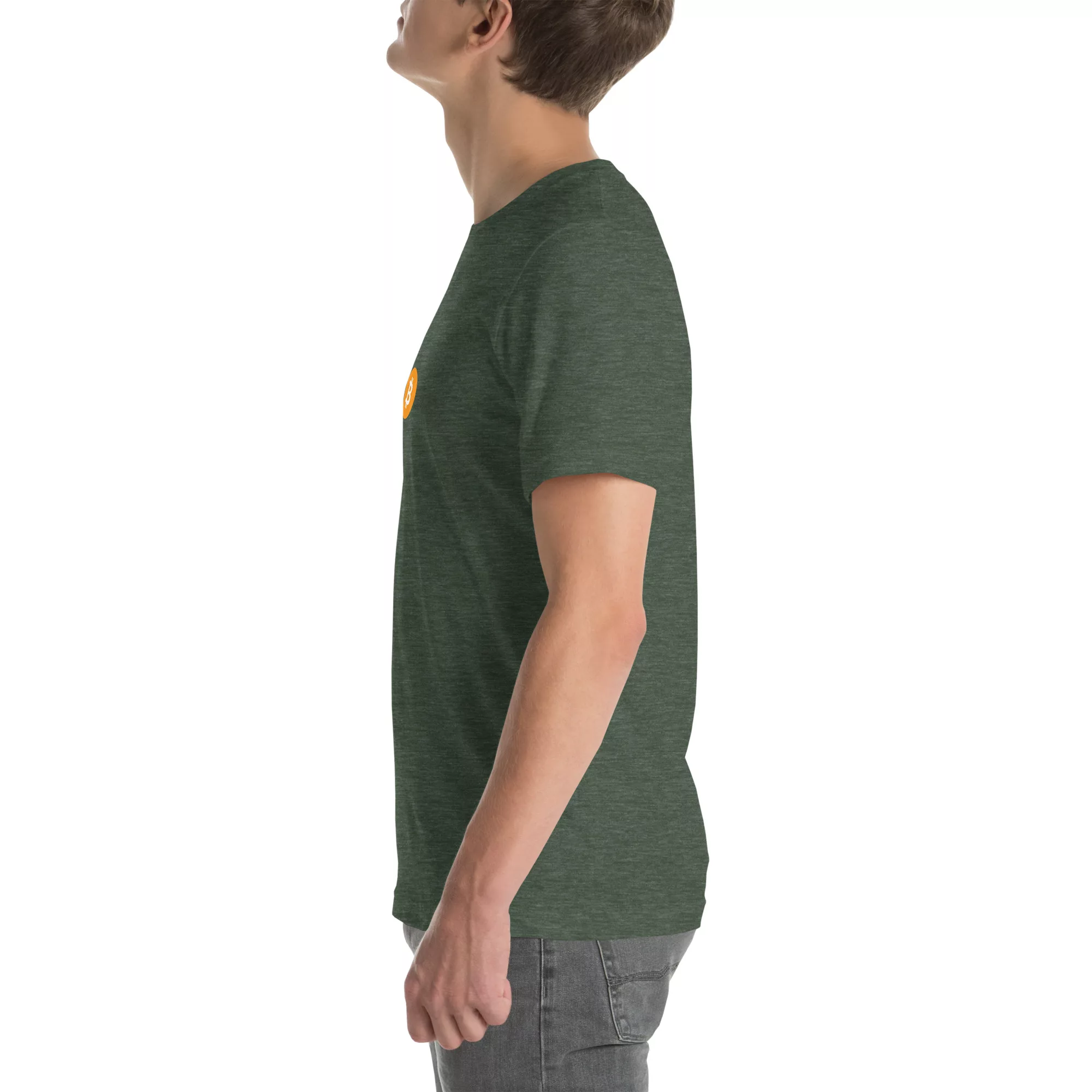 Bitcoin Orange Logo T-Shirt with Tagona Press Branding - Image 45