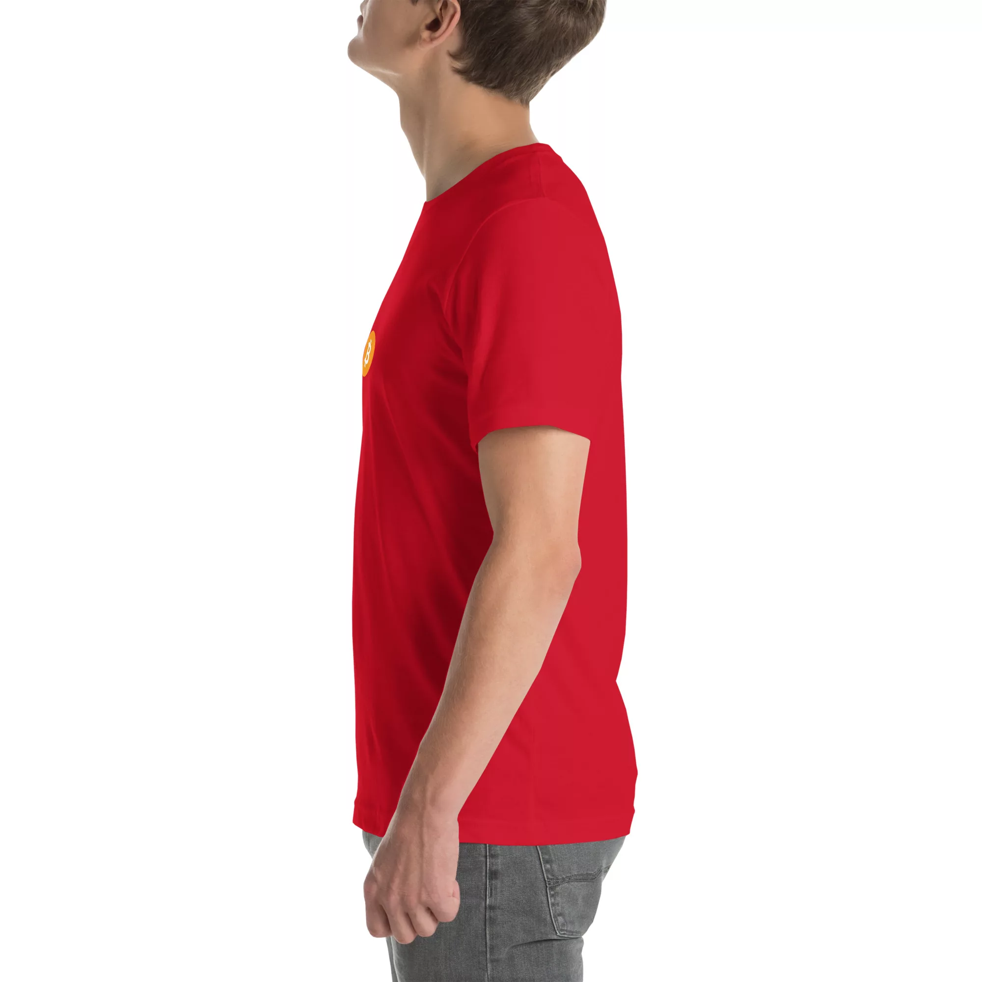 Bitcoin Orange Logo T-Shirt with Tagona Press Branding - Image 27