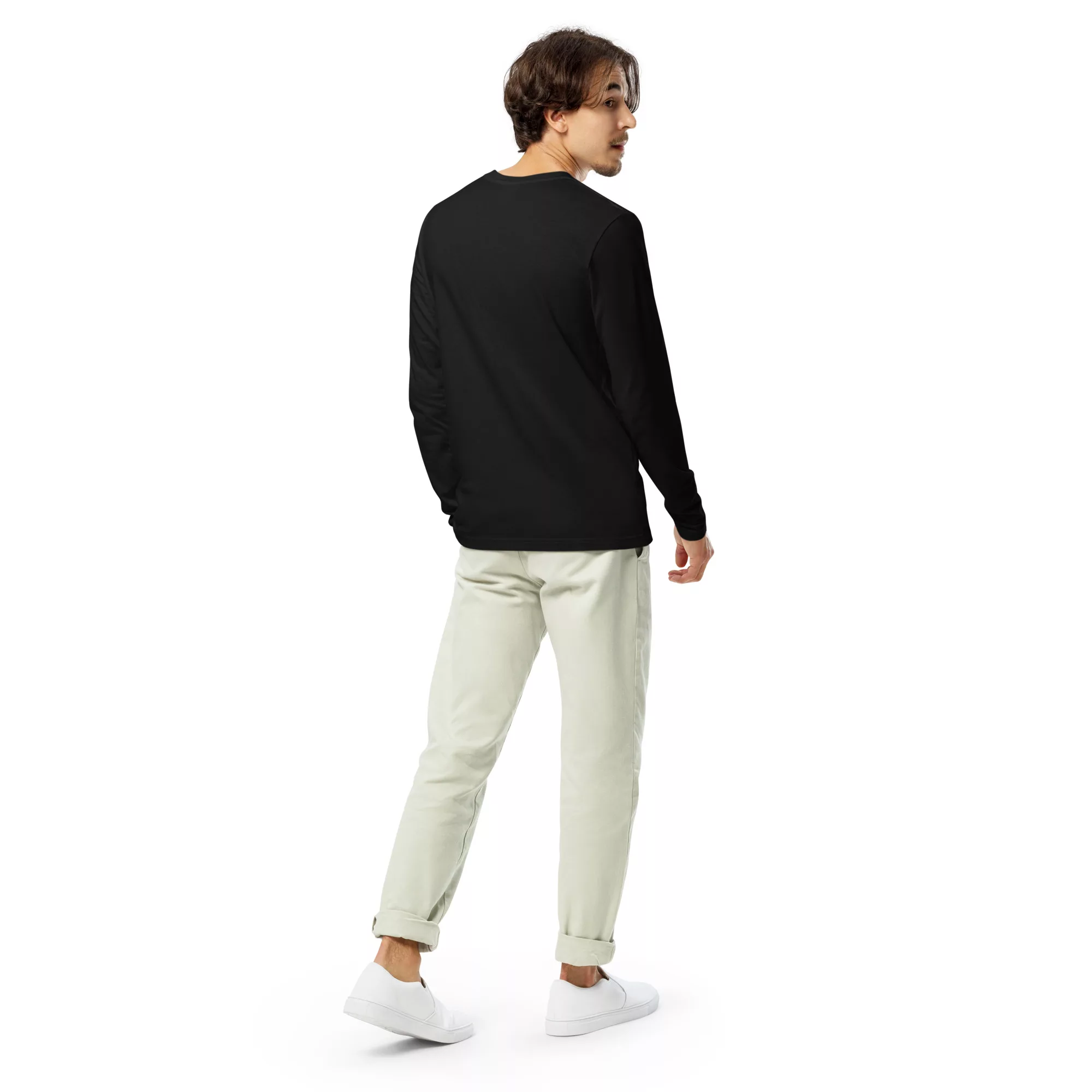Ordibooks Long Sleeve Fitted Crew - Image 2