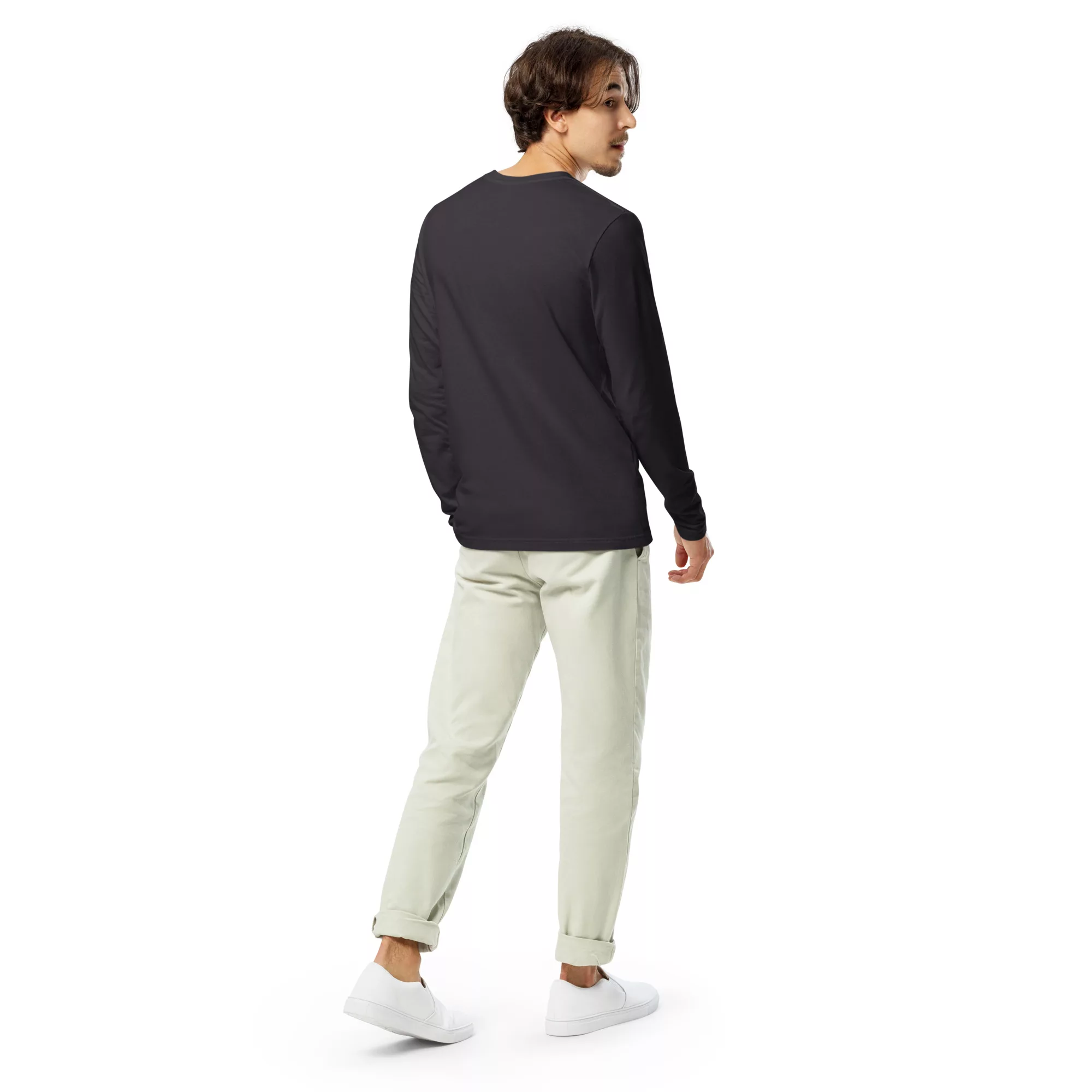 Ordibooks Long Sleeve Fitted Crew - Image 4