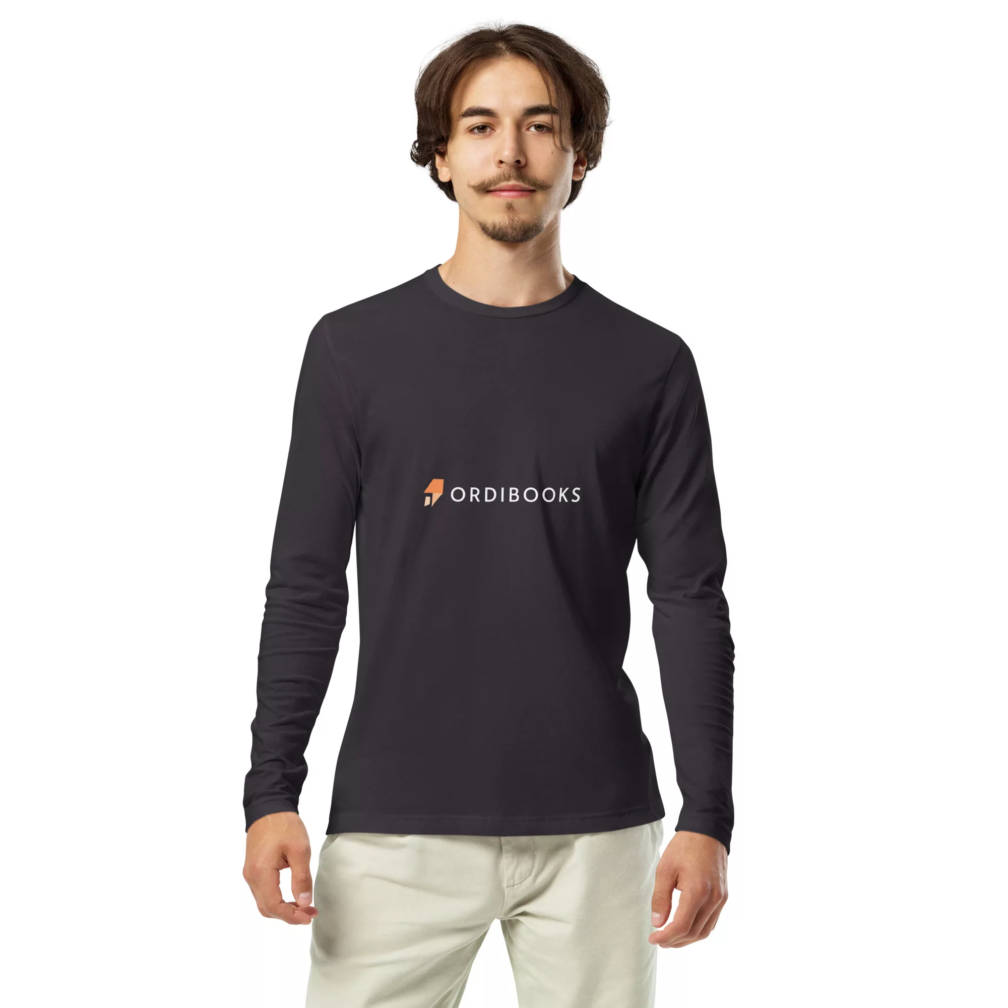 Ordibooks Long Sleeve Fitted Crew - Image 5