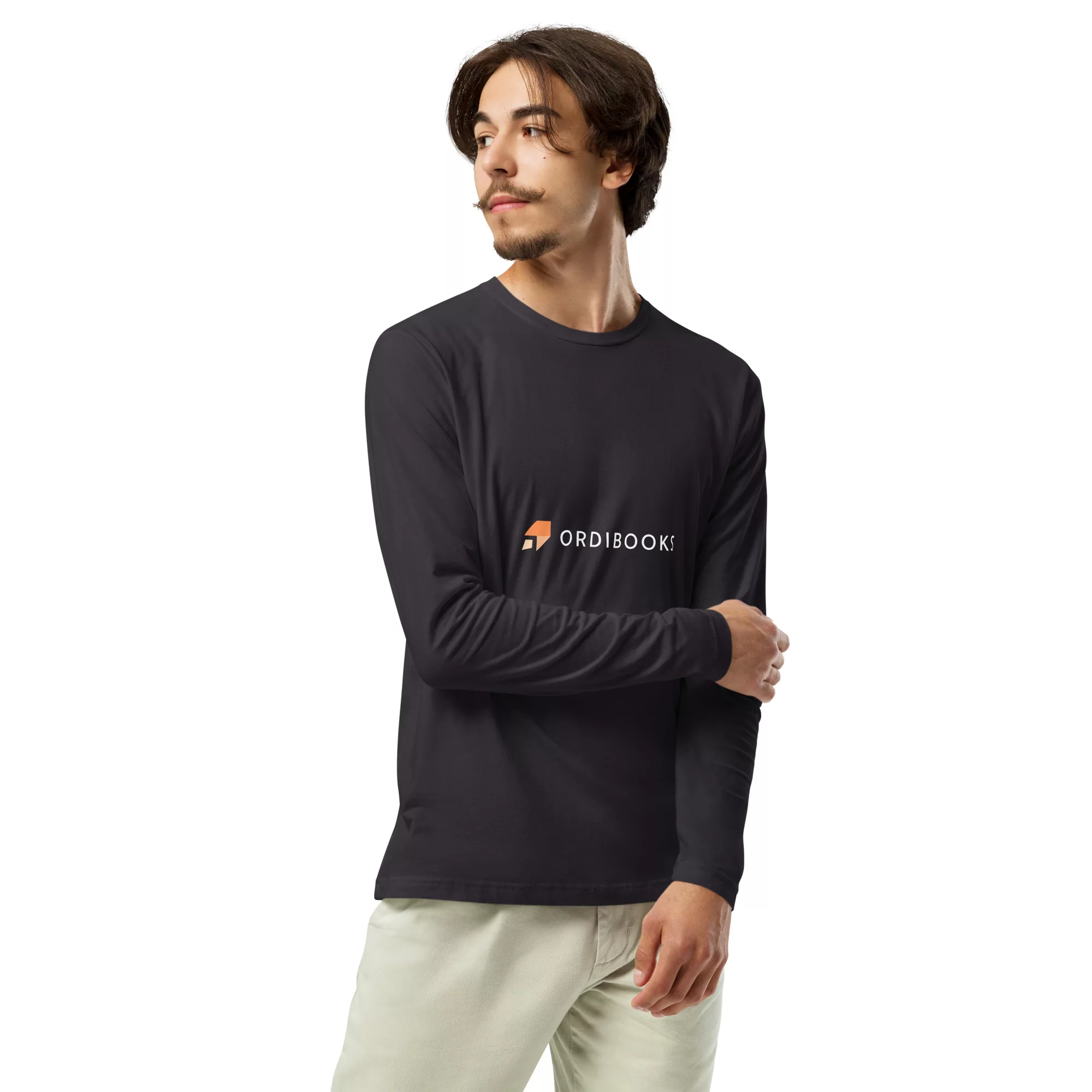 Ordibooks Long Sleeve Fitted Crew - Image 6