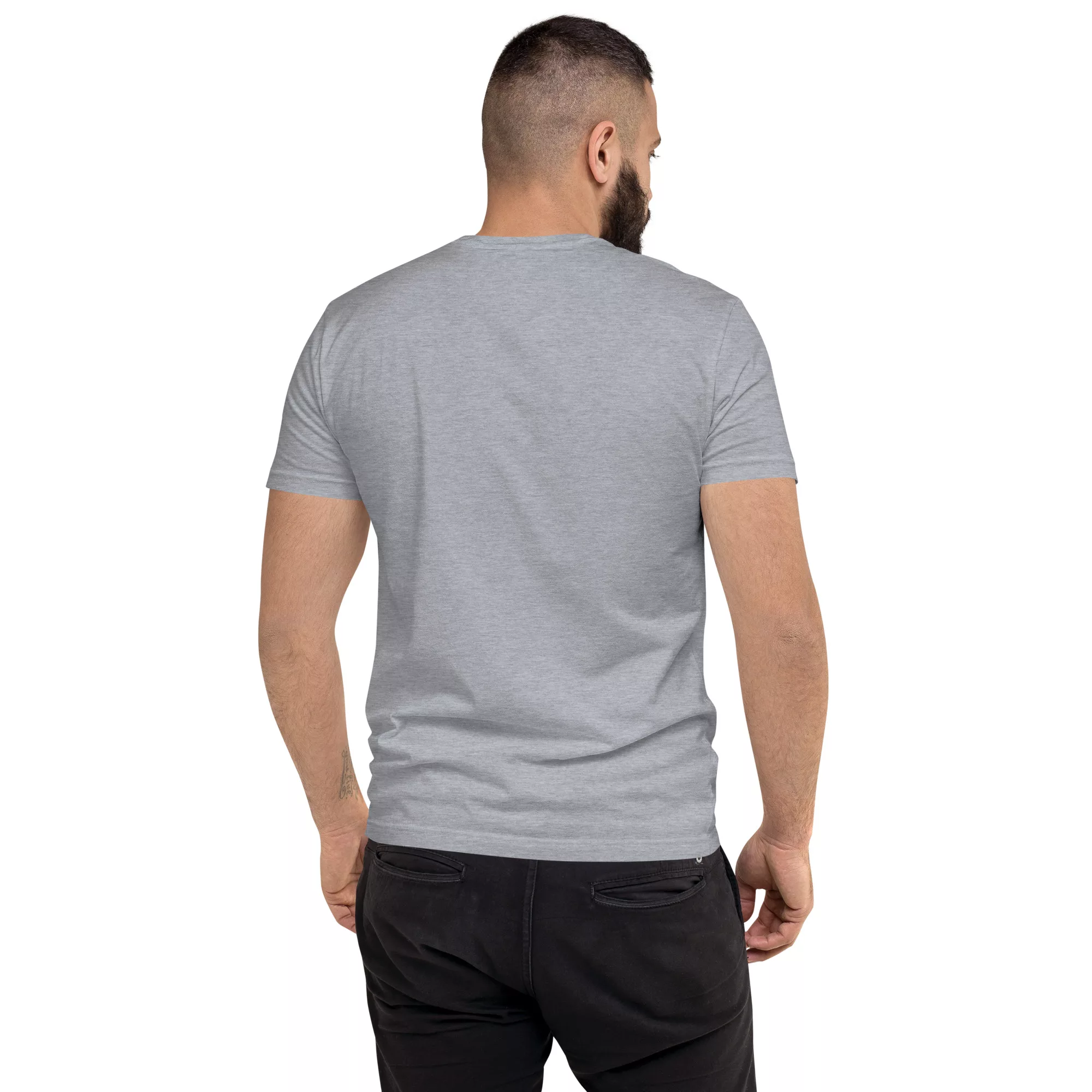 I Am Satoshi Short Sleeve Fitted T-shirt - Image 26
