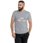 I Am Satoshi Short Sleeve Fitted T-shirt - Image 25