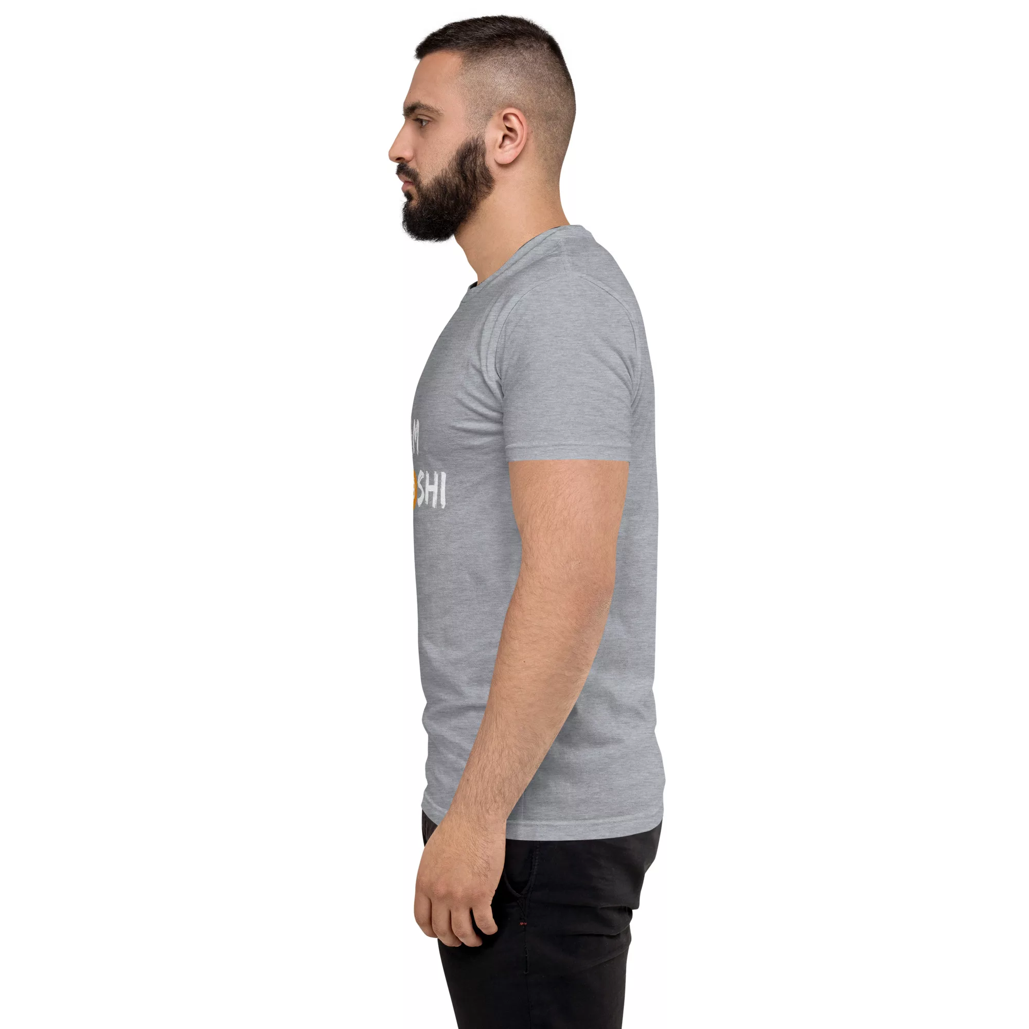 I Am Satoshi Short Sleeve Fitted T-shirt - Image 27