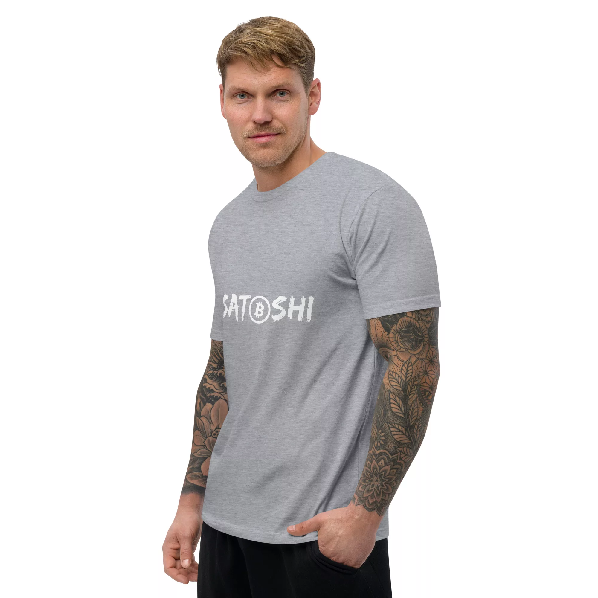 Satoshi Short Sleeve Fitted T-shirt - Image 19
