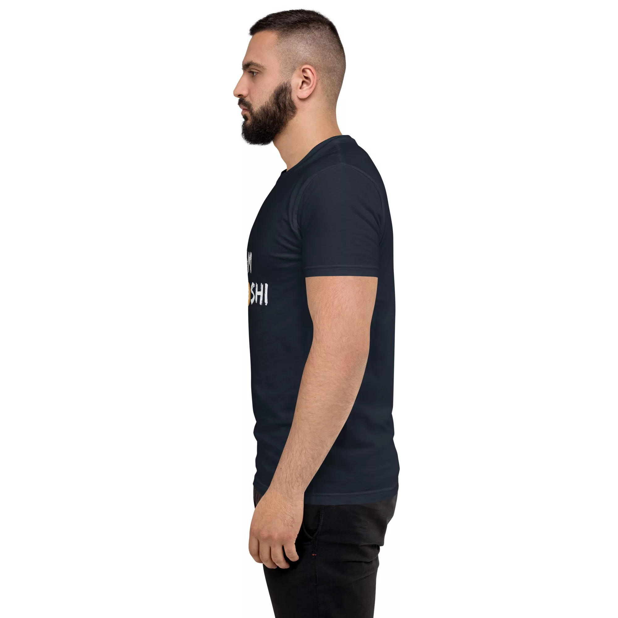 I Am Satoshi Short Sleeve Fitted T-shirt - Image 9
