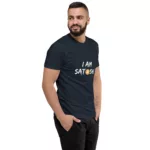I Am Satoshi Short Sleeve Fitted T-shirt - Image 12