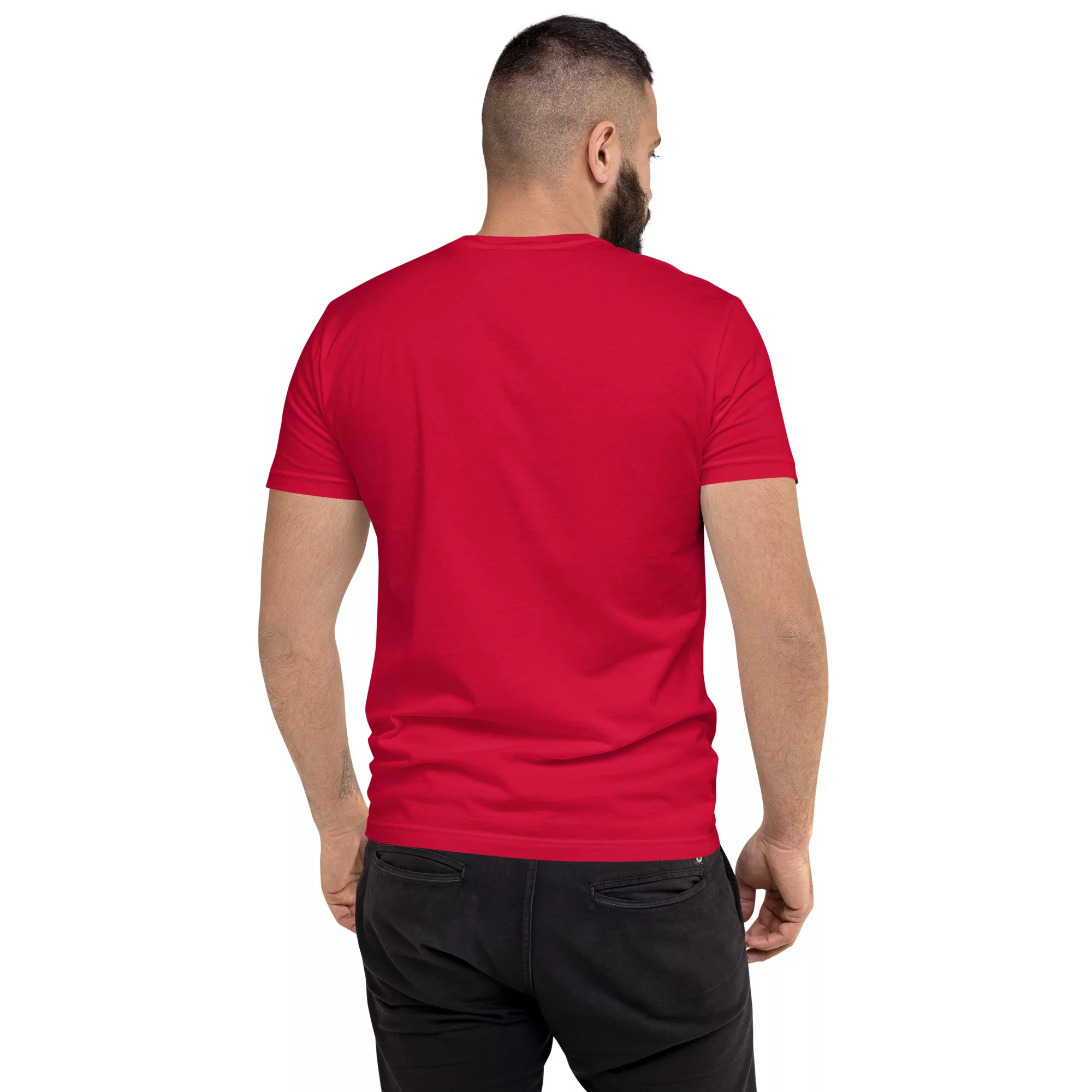 I Am Satoshi Short Sleeve Fitted T-shirt - Image 14