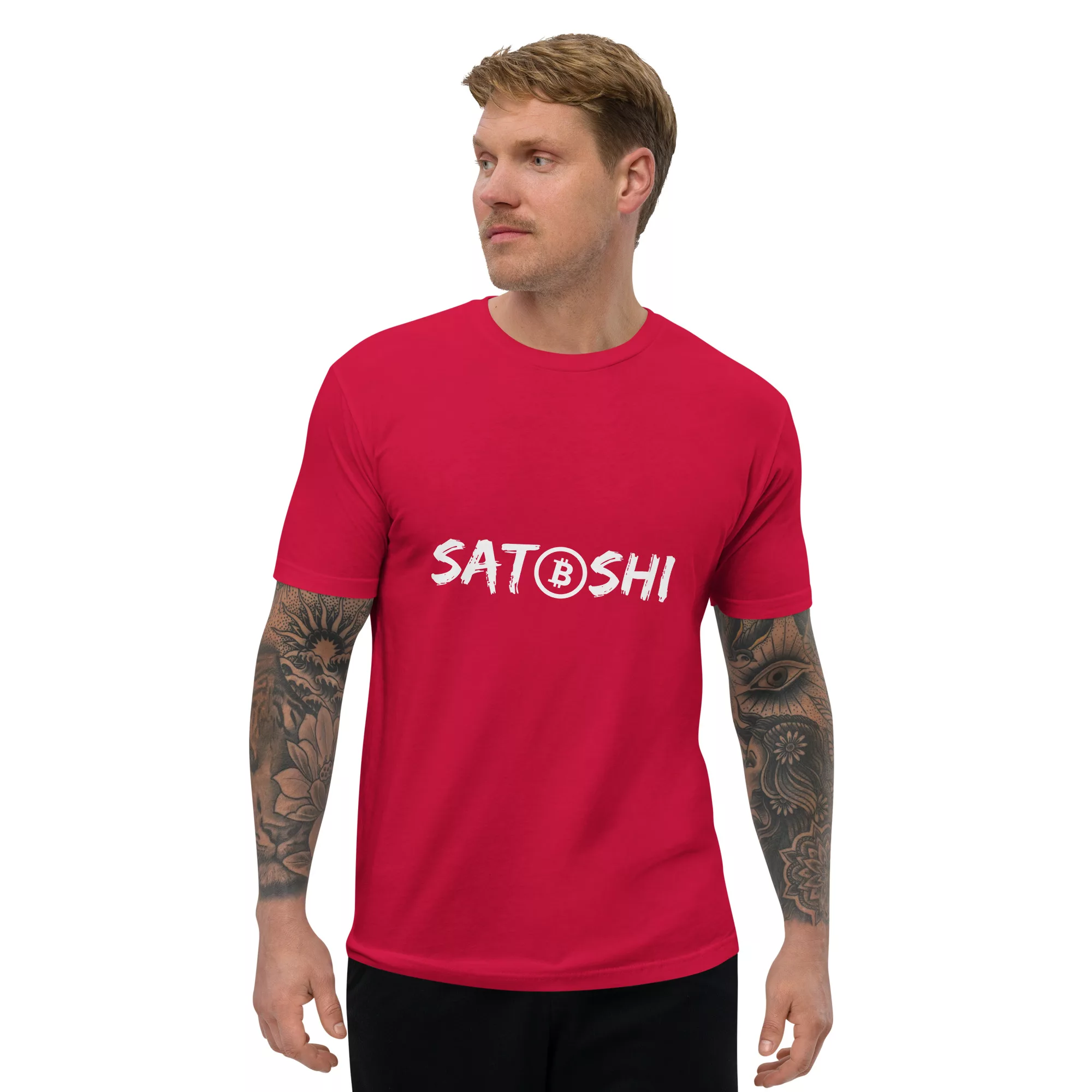 Satoshi Short Sleeve Fitted T-shirt - Image 9