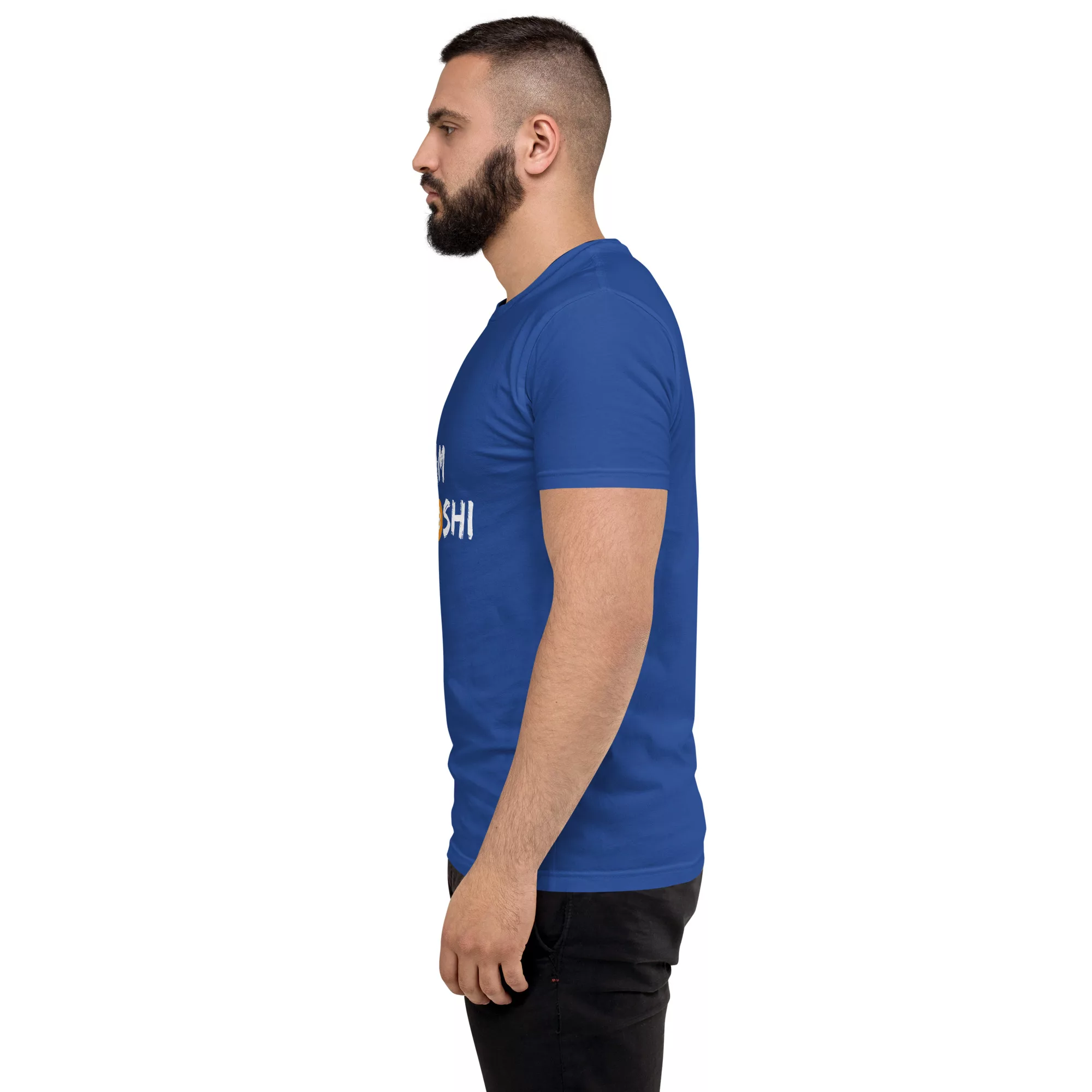 I Am Satoshi Short Sleeve Fitted T-shirt - Image 21