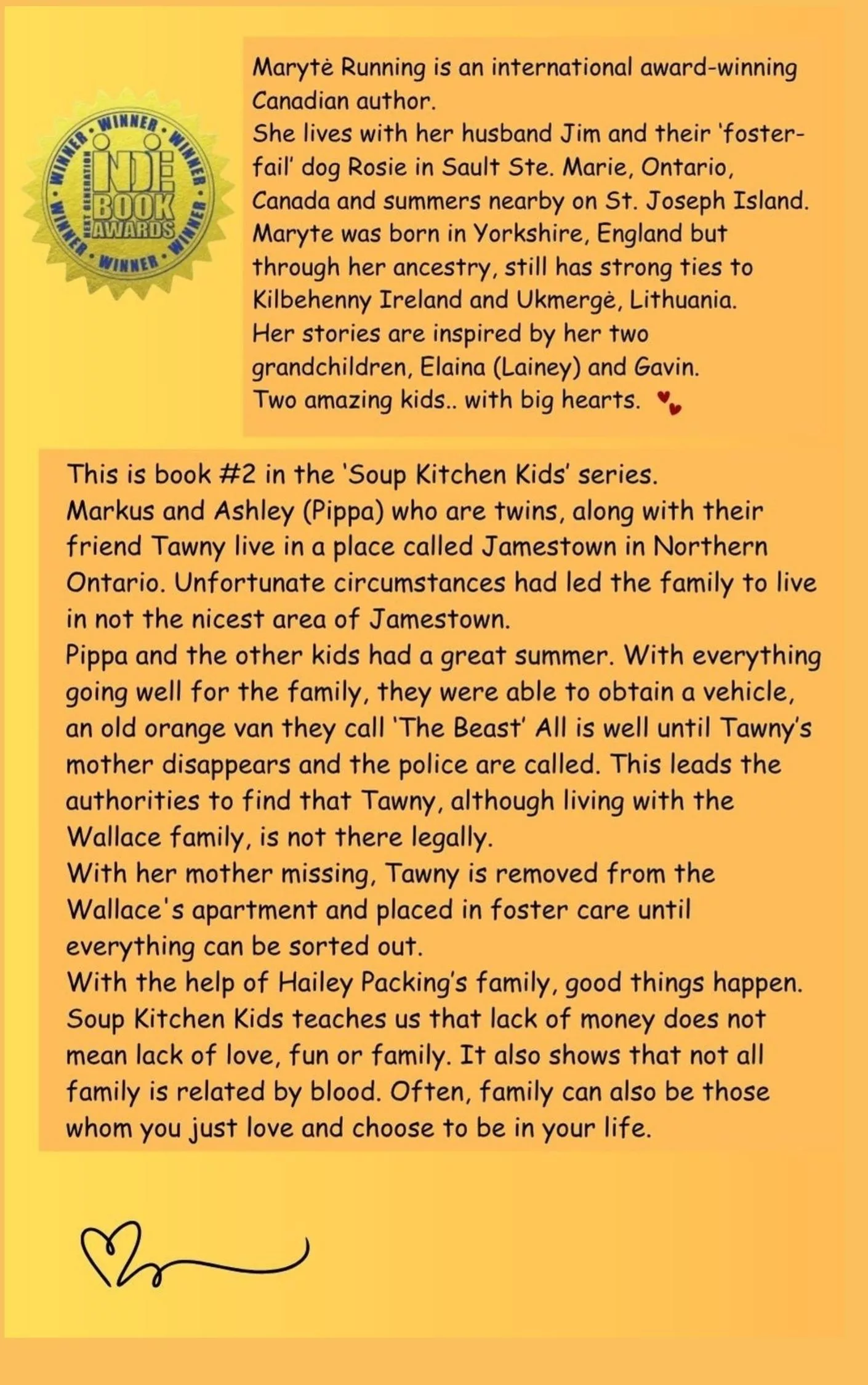 Soup Kitchen Kids: Book 2 – Looking for Tawny by Marytė Running - EBOOK - Image 2