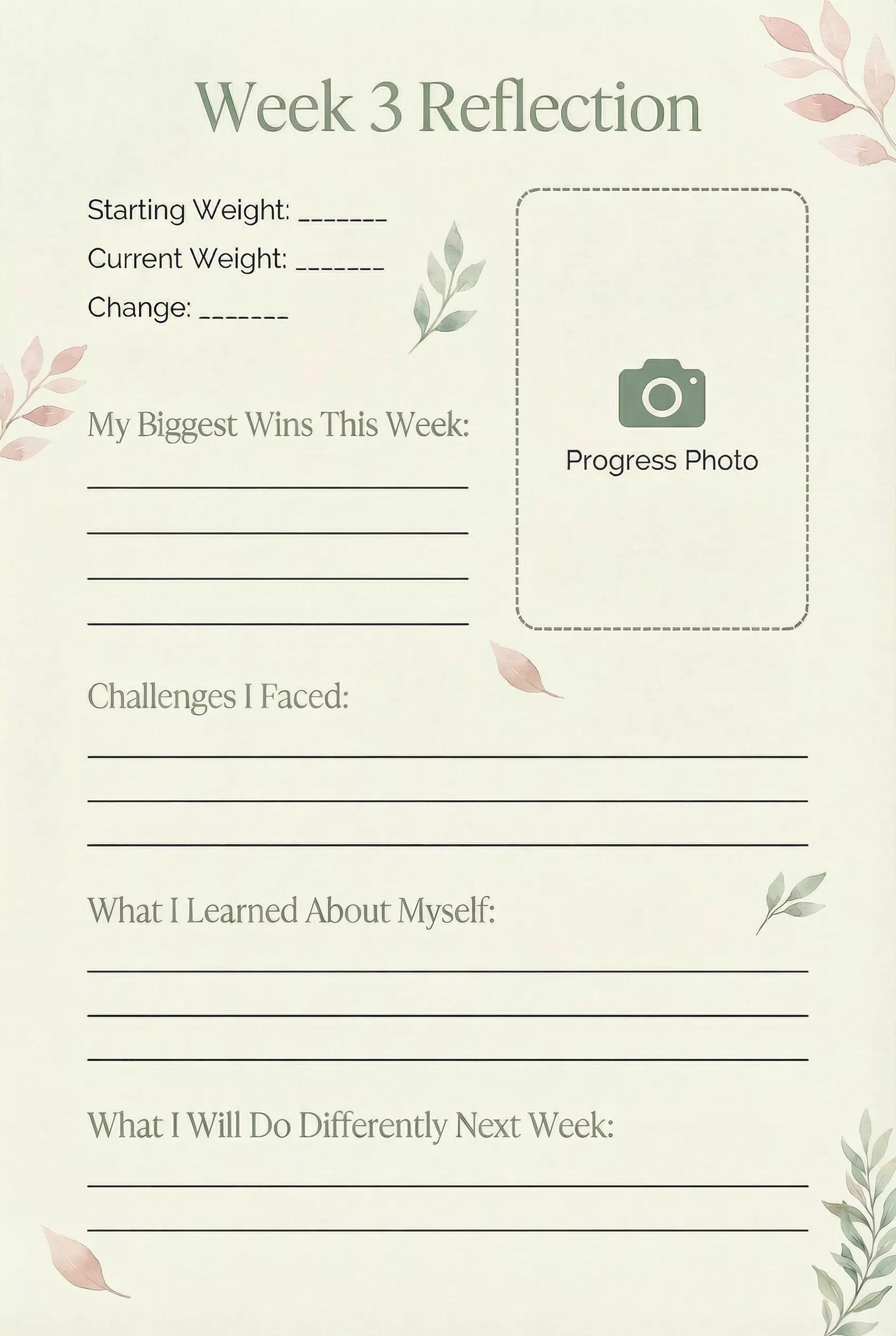 The Postpartum Reset - A 60-Day Recovery & Weight Loss Journal - Image 7
