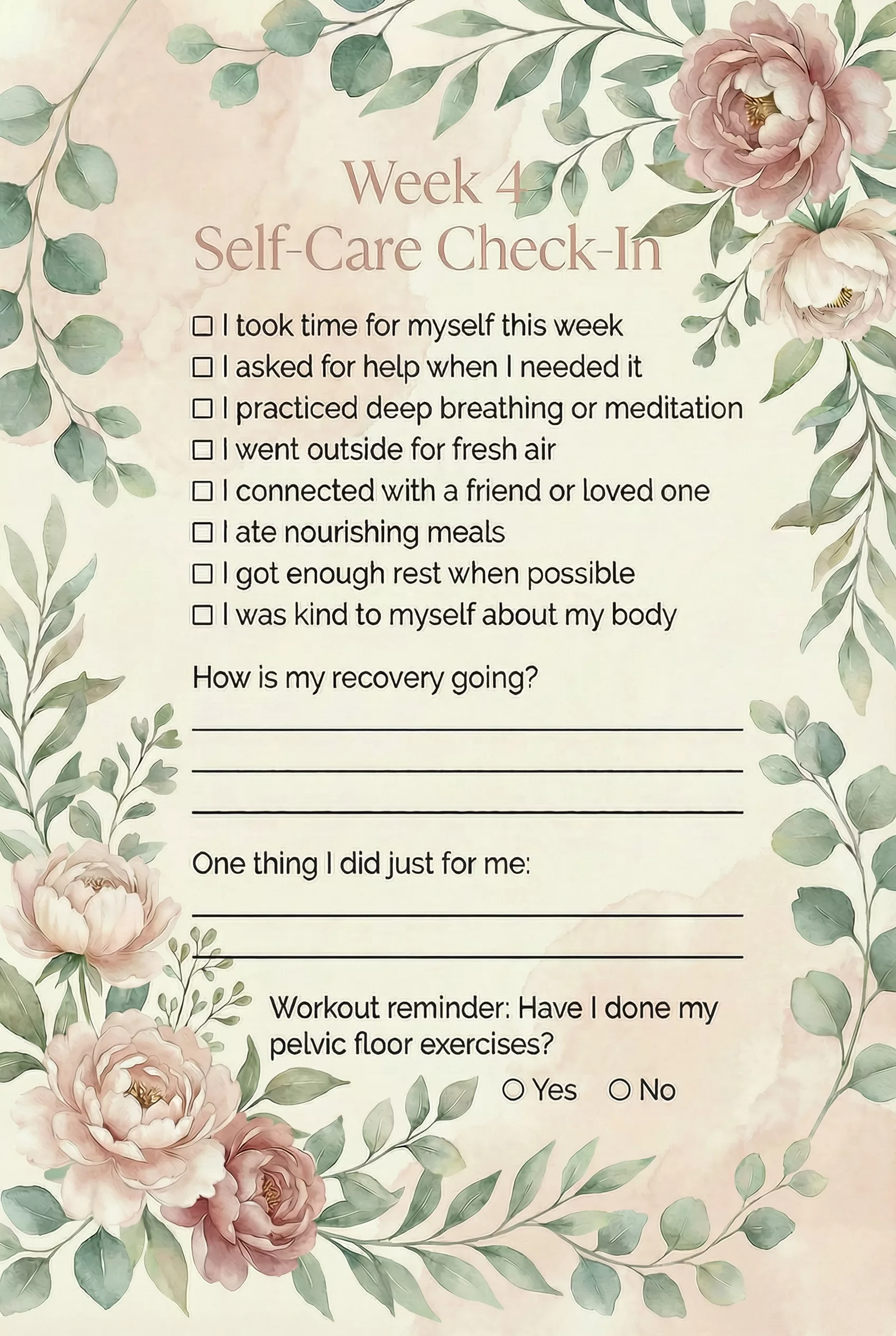 The Postpartum Reset - A 60-Day Recovery & Weight Loss Journal - Image 3