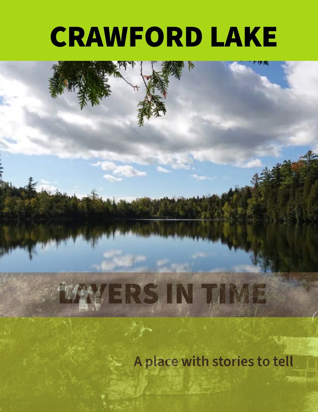 Crawford Cover. 1900 photo edits (1) 'Layers In Time: The Crawford Lake Story' - A Tagona Press First - Image 1
